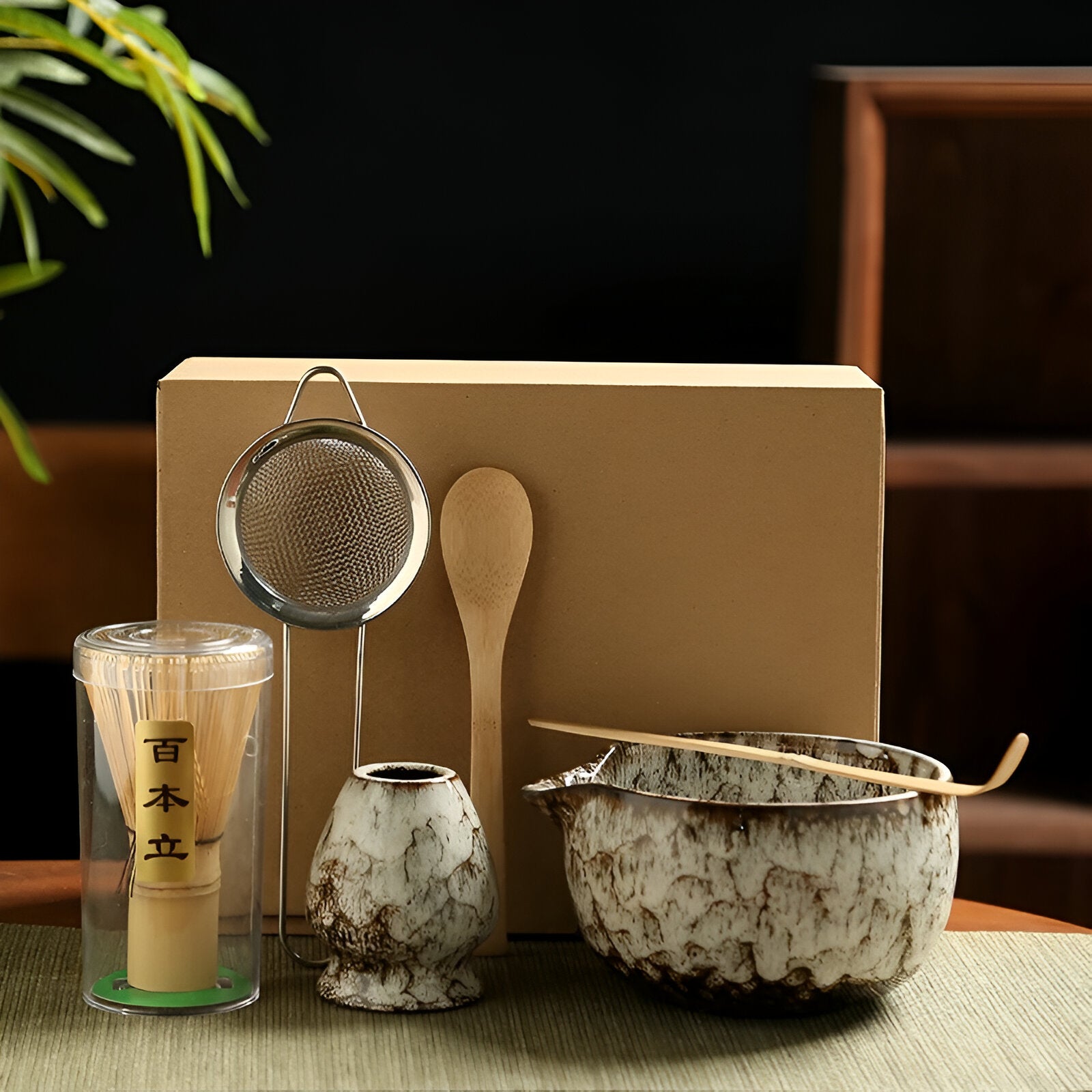 Matcha-Teeset – 6-teiliges Zubehör für die traditionelle Zubereitung | Hochwertig und Authentisch