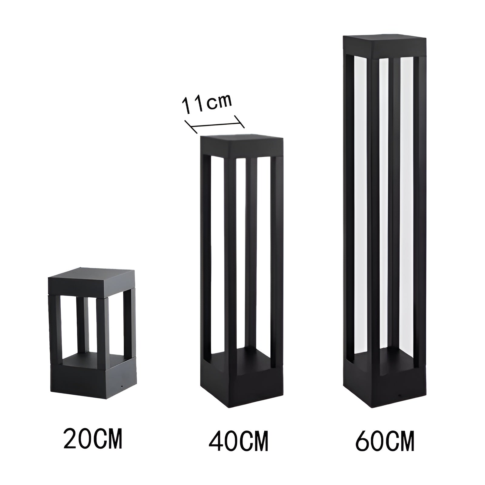 Moderne LED Gartenlampe – Wasserdicht und Langlebig | Perfekt für Terrasse, Rasen und Wegbeleuchtung