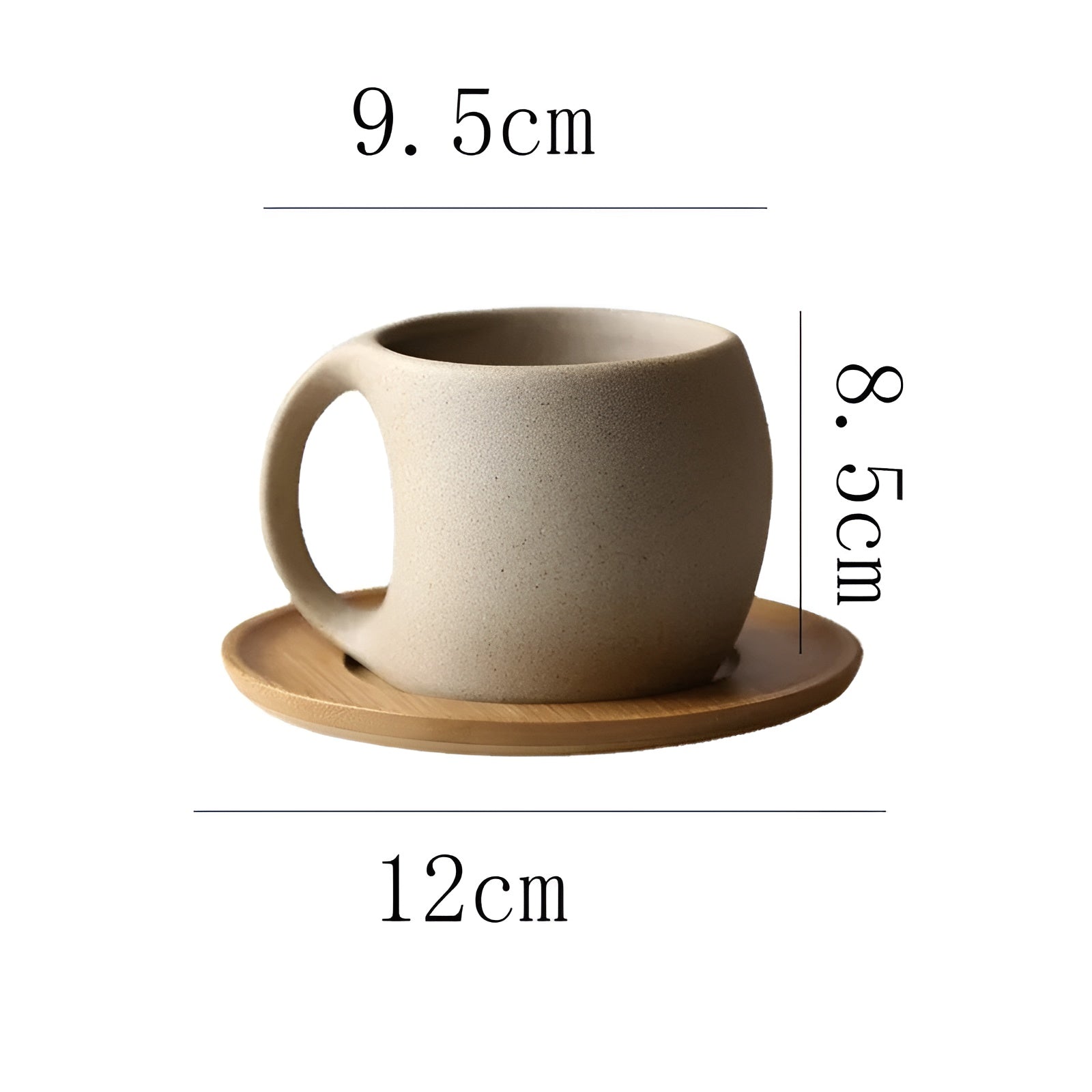 Vintage Kaffeetasse mit Untertasse – Keramik | Stilvoll & Dekorativ für Zuhause
