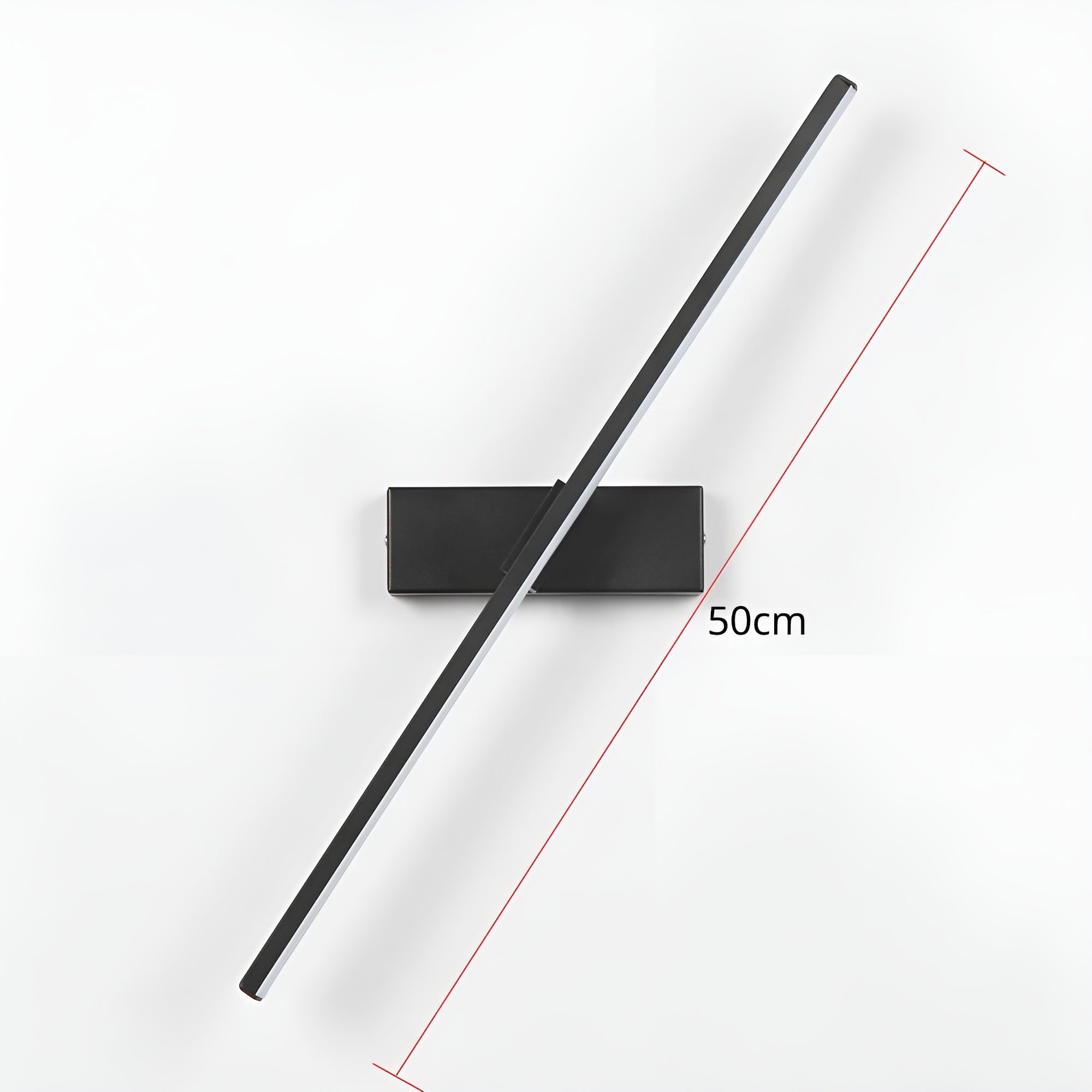 Einfache 330°-LED-Wandleuchte – Drehbar und flexibel | Aluminium-Innenleuchte für Betten und Nachttische