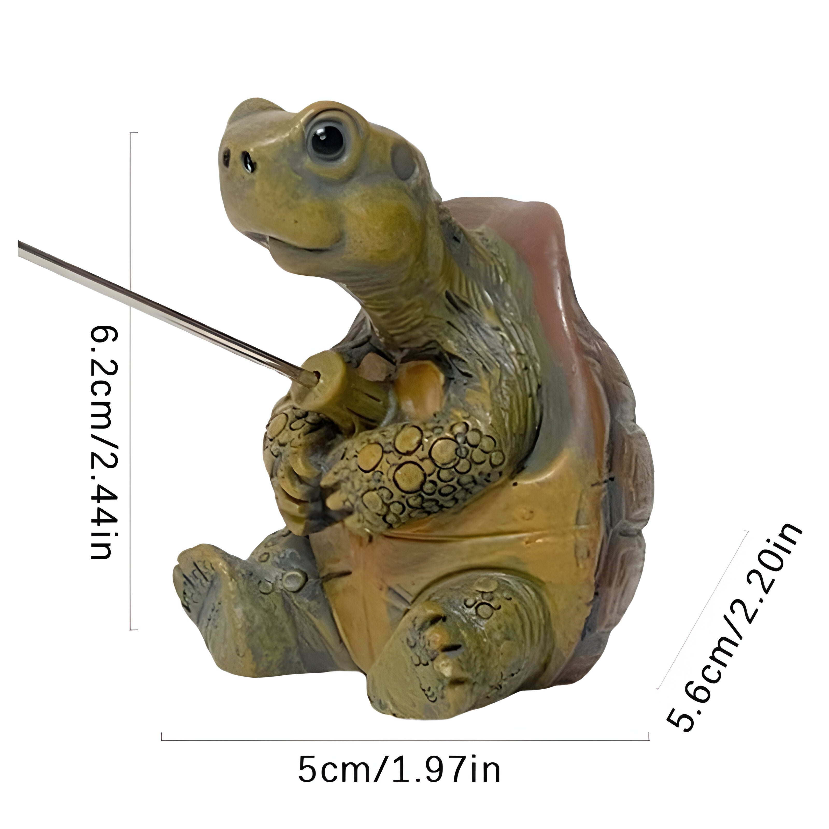 TurtleTide Statue - Dekorative Schildkröte Garten Statue