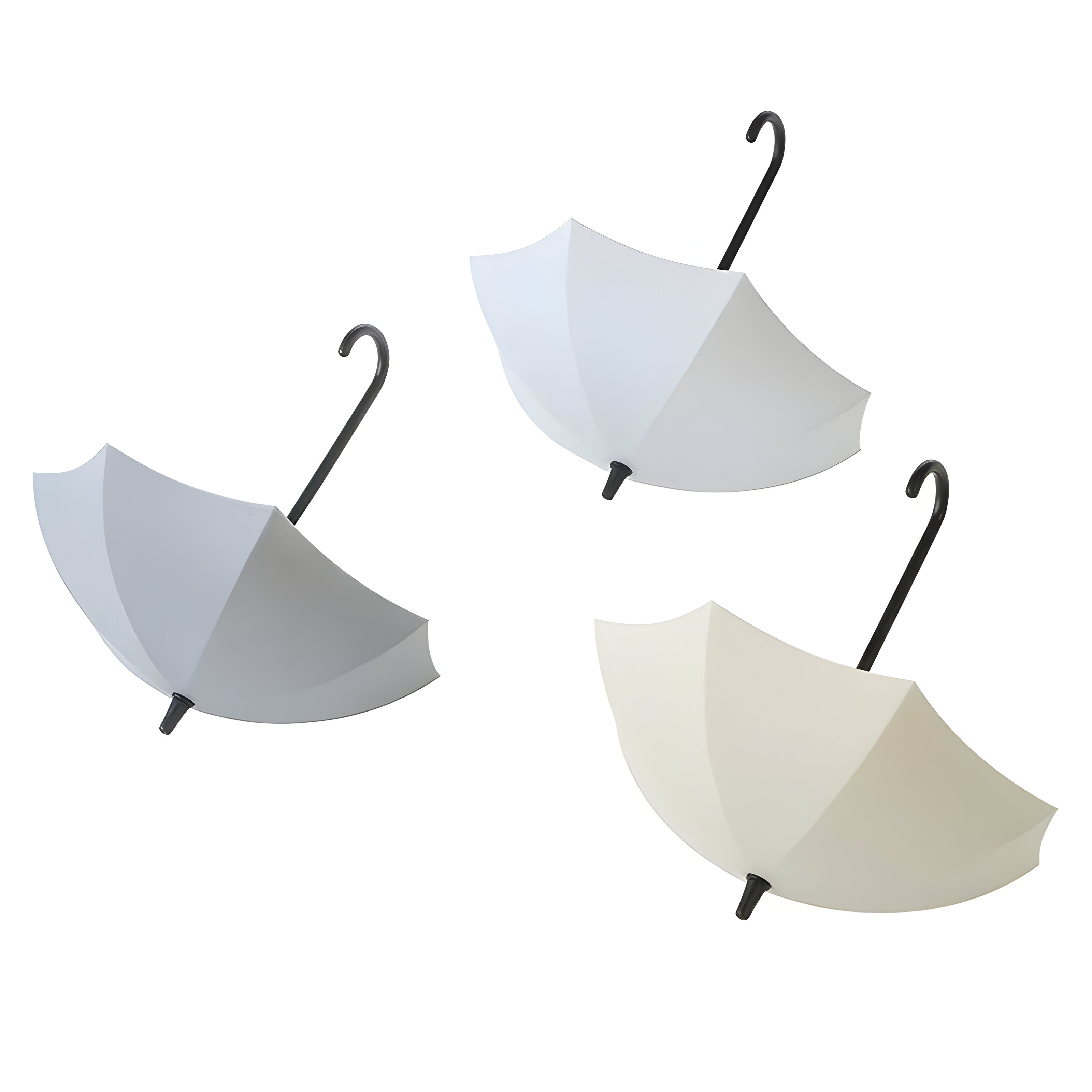 Wandhaken im Regenschirm-Design – 3-teiliges Set | Dekorativ und Platzsparend