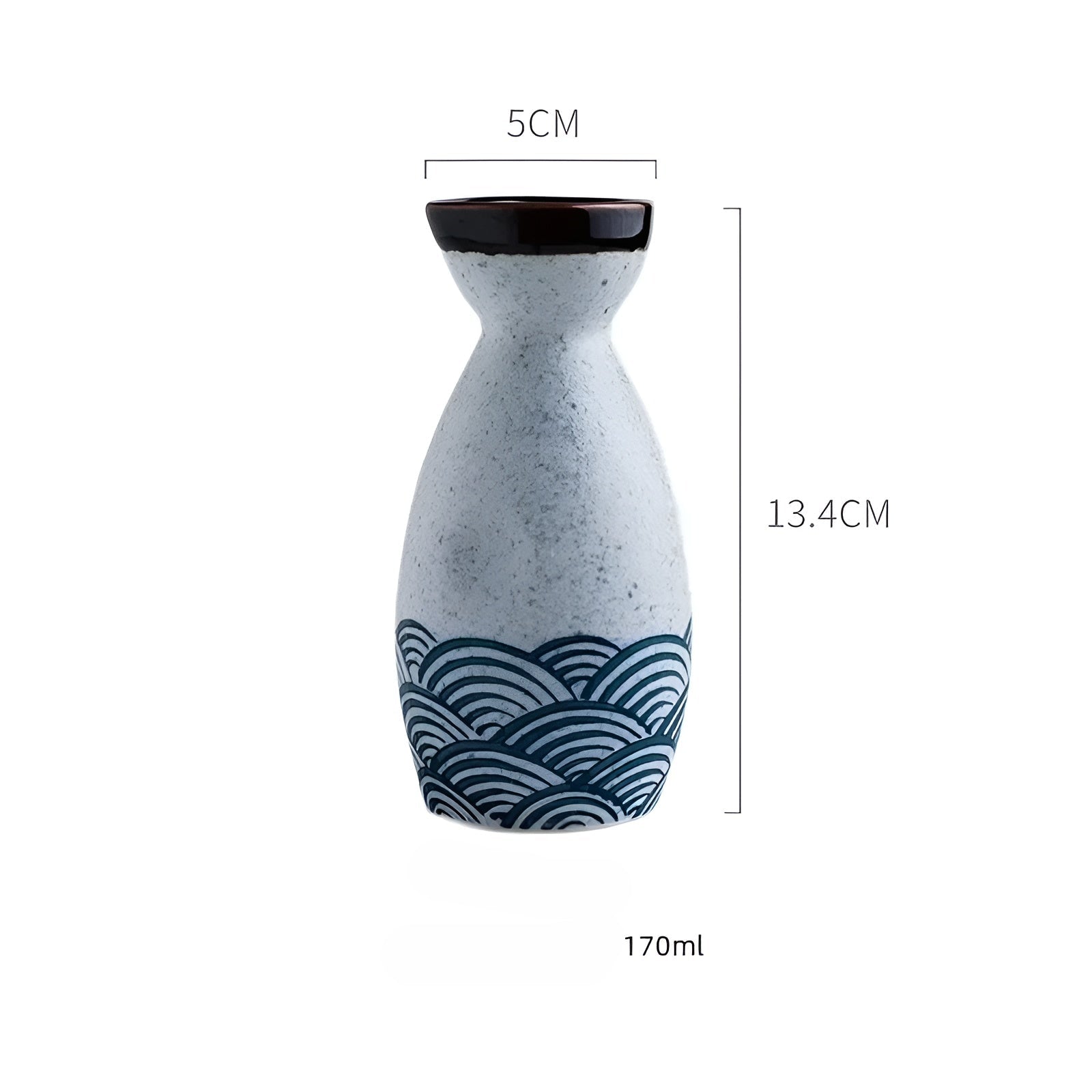 Japanisches Sake-Set aus Keramik - Traditionell & Elegant | Perfekt für Zuhause, Restaurant & als Geschenk