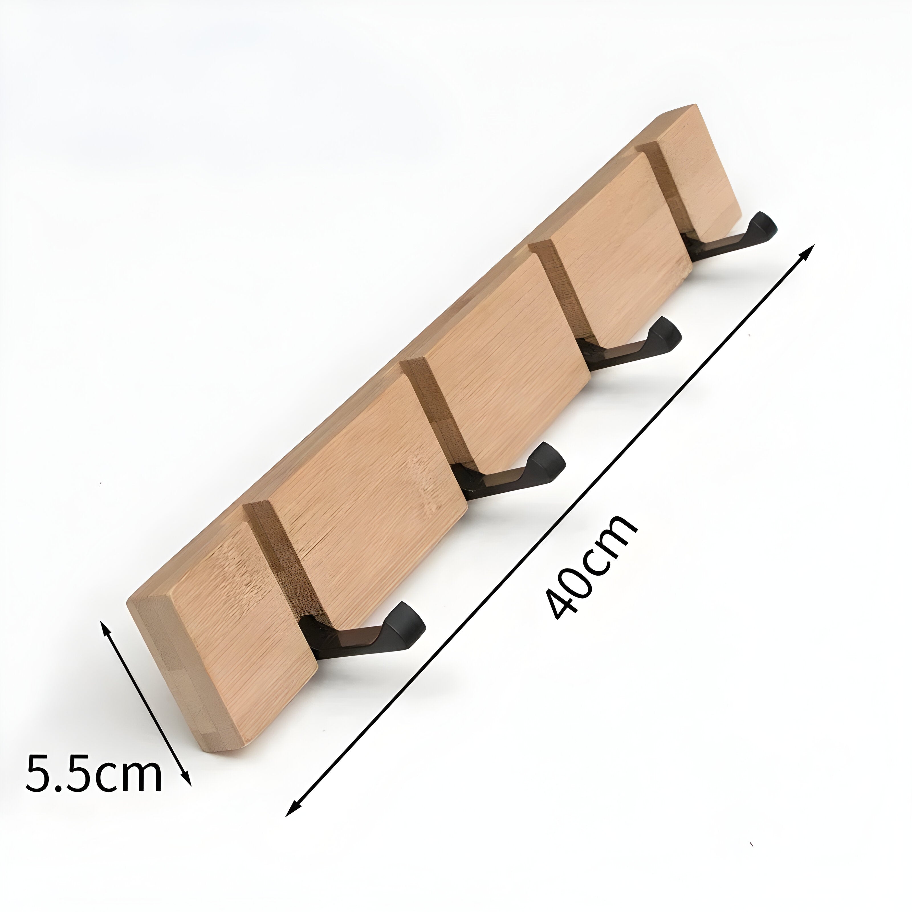 NordicHang Hook – Wandmontierter Holz-Badezimmerhaken