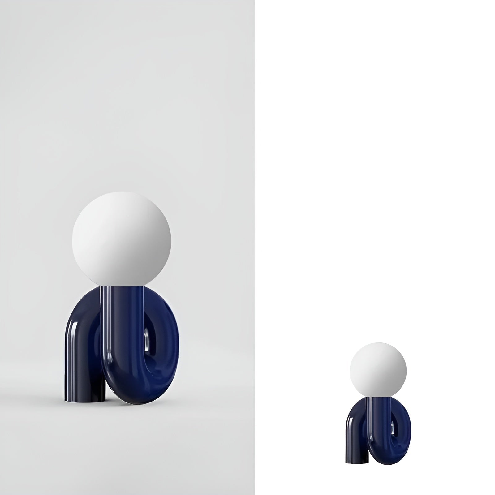 Minimalistische Glas-Tischlampe – Stilvolles Nordic Design | Perfekt für Schlafzimmer, Wohnzimmer & Büro