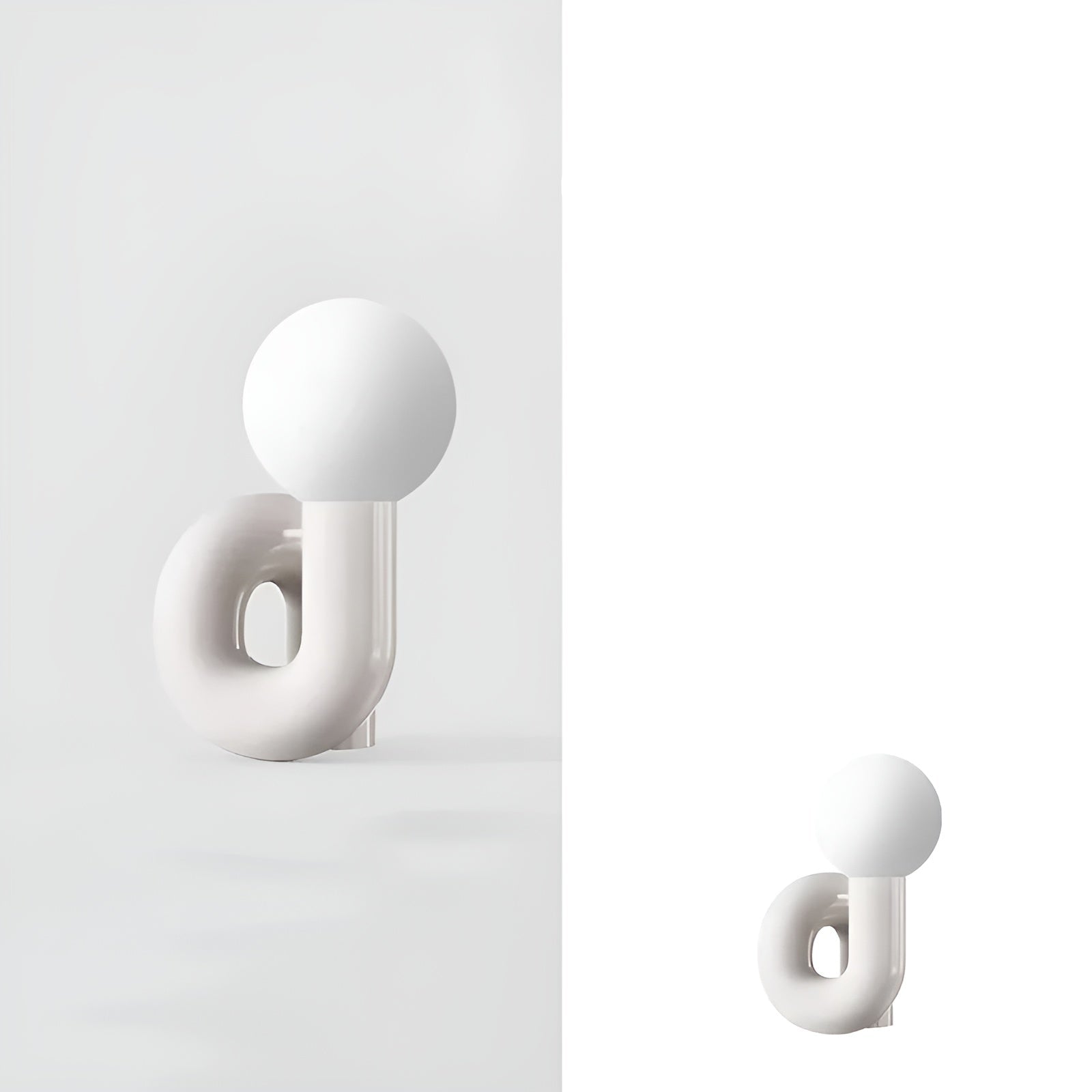 Minimalistische Glas-Tischlampe – Stilvolles Nordic Design | Perfekt für Schlafzimmer, Wohnzimmer & Büro