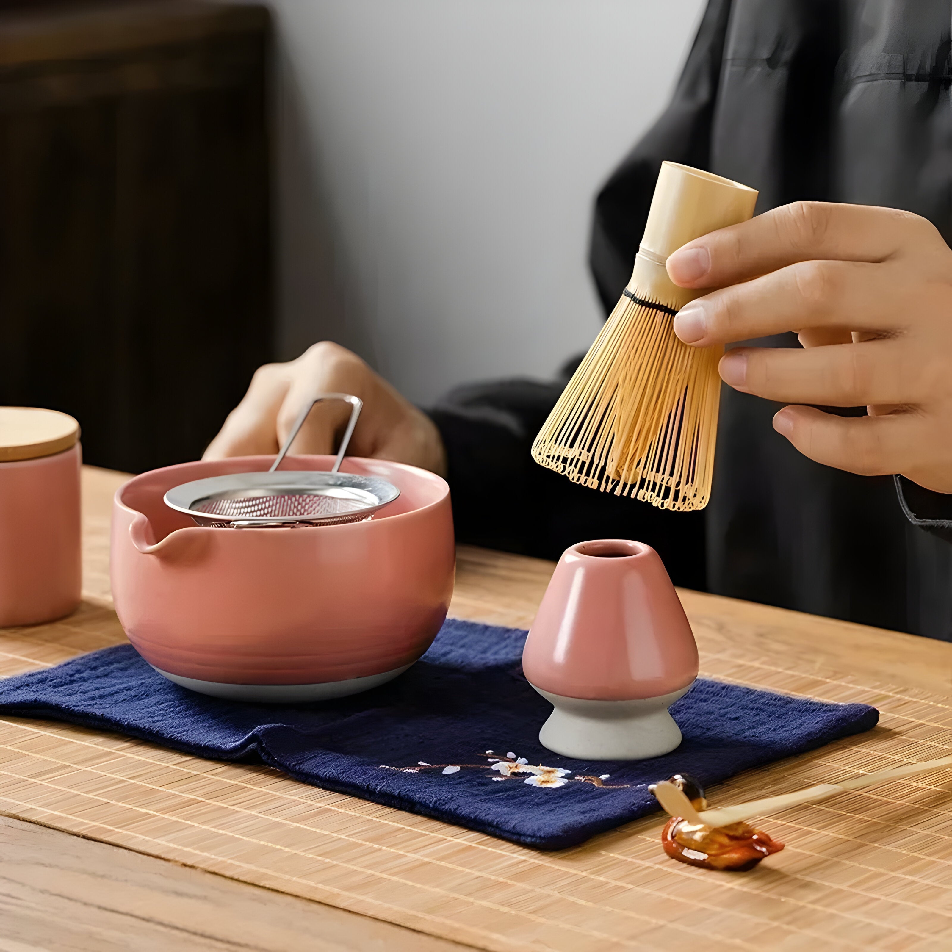 Matcha-Set Keramik – Traditionelles Zubehör für japanische Teezeremonien - Matcha-Set