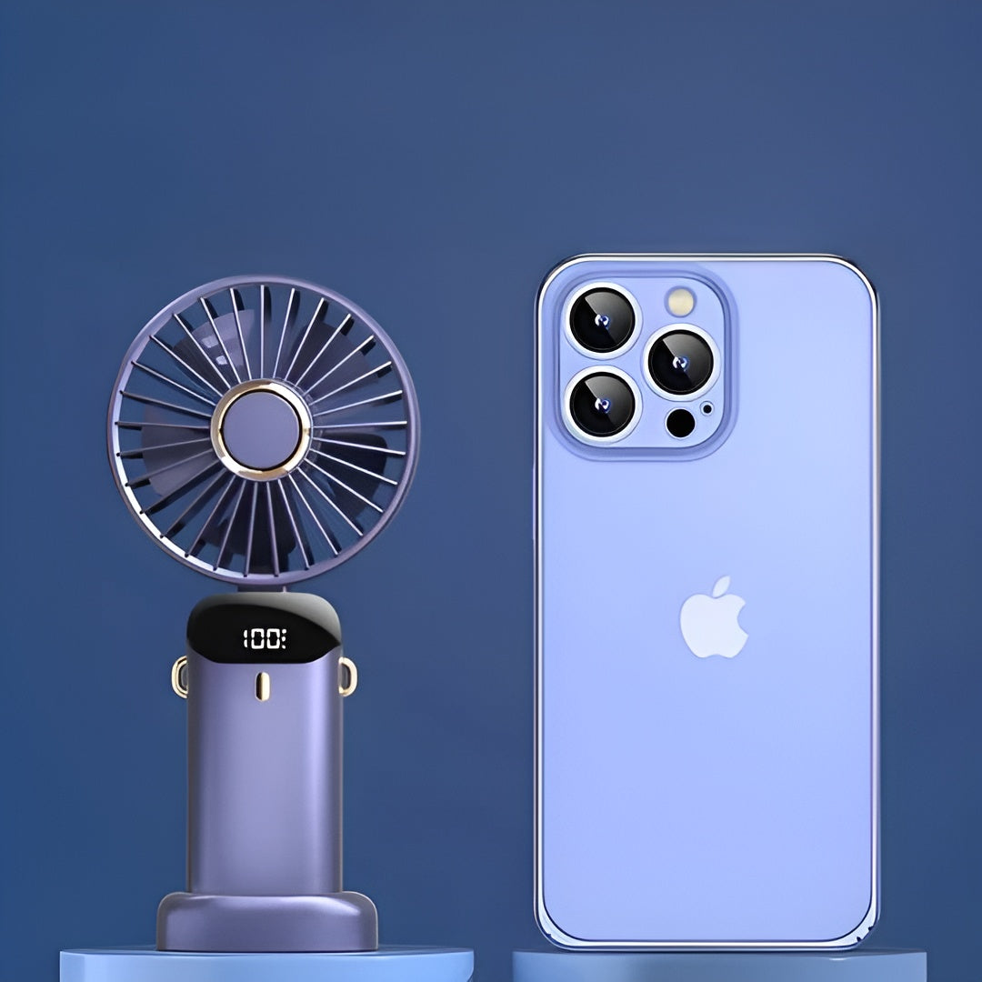 Mini-Handventilator– Wiederaufladbar & Leistungsstarke Kühlung - Handventilator