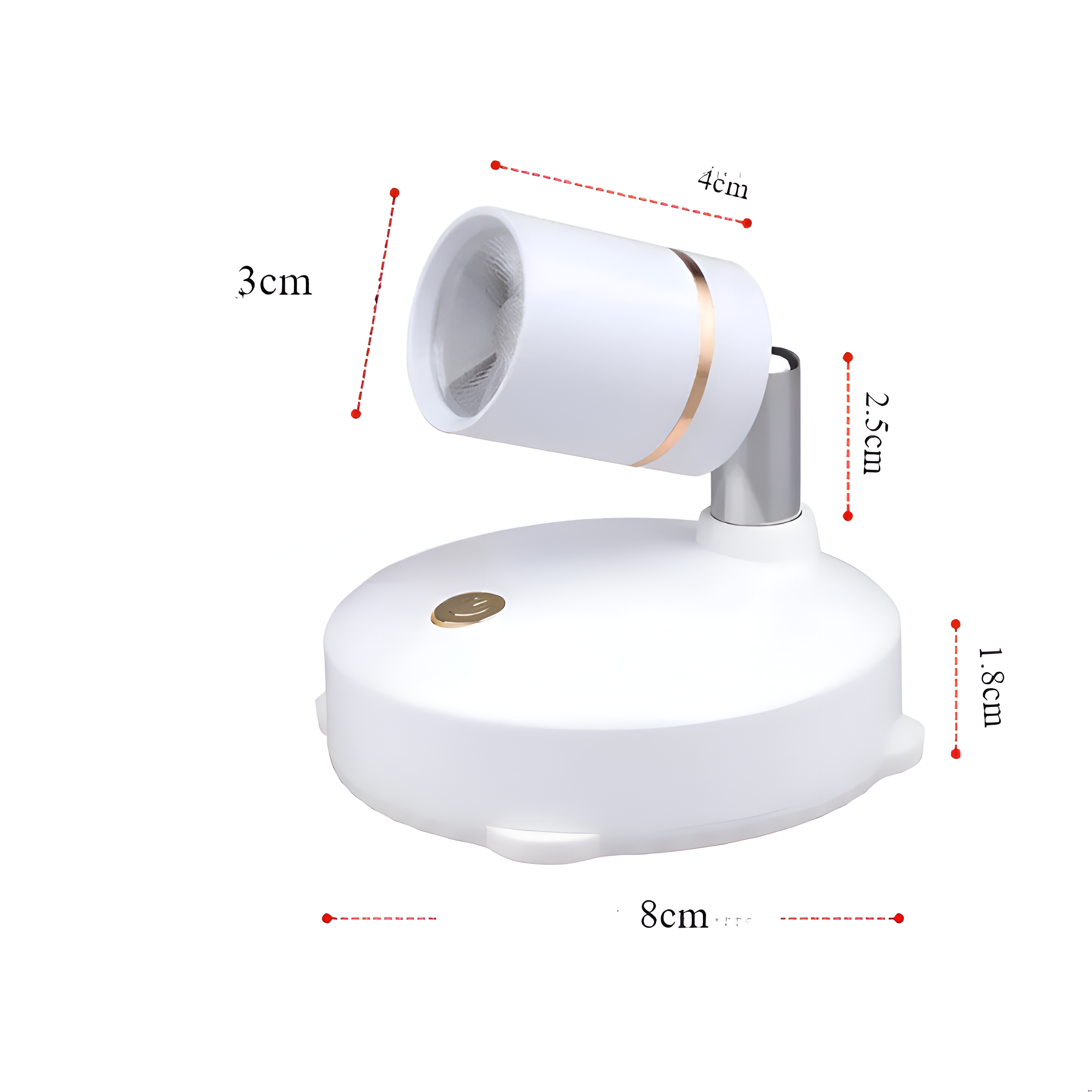 Mini LED-Spotlicht – Dimmbar und Kabellos | Perfekte Akzentbeleuchtung für Zuhause & Büro - Spotlight