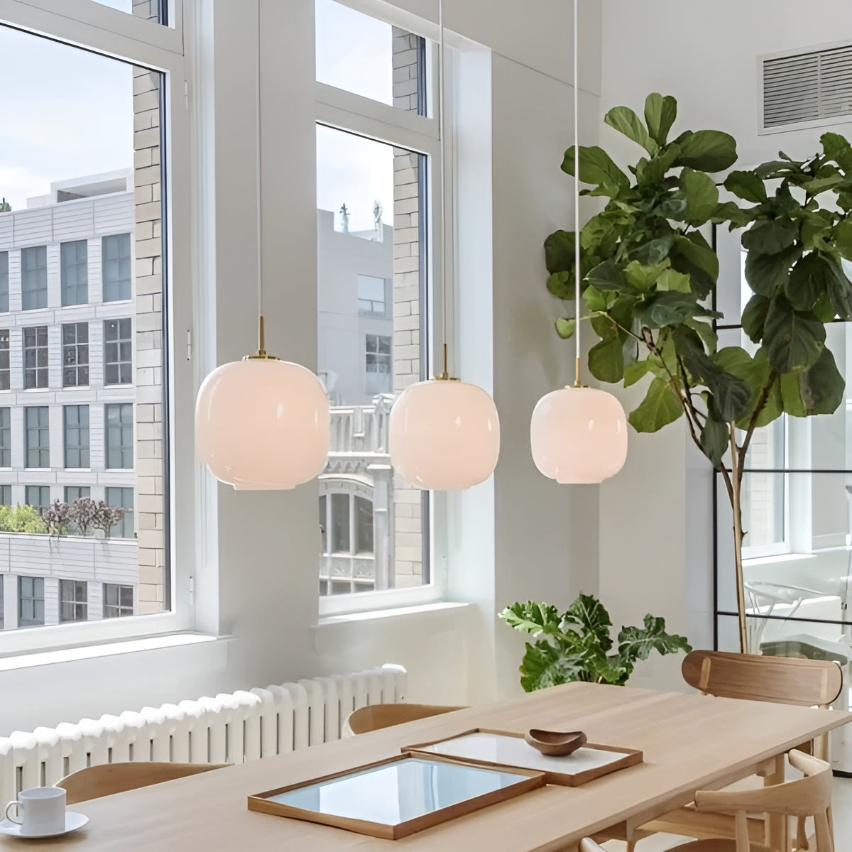 AuroraGlobe Light - Nordische Glas-Kugel LED Pendelleuchten