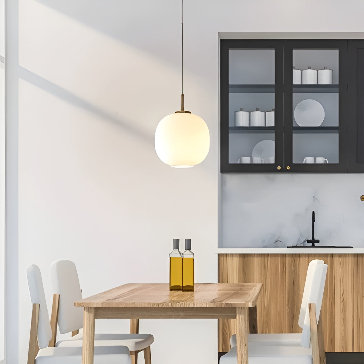 AuroraGlobe Light - Nordische Glas-Kugel LED Pendelleuchten