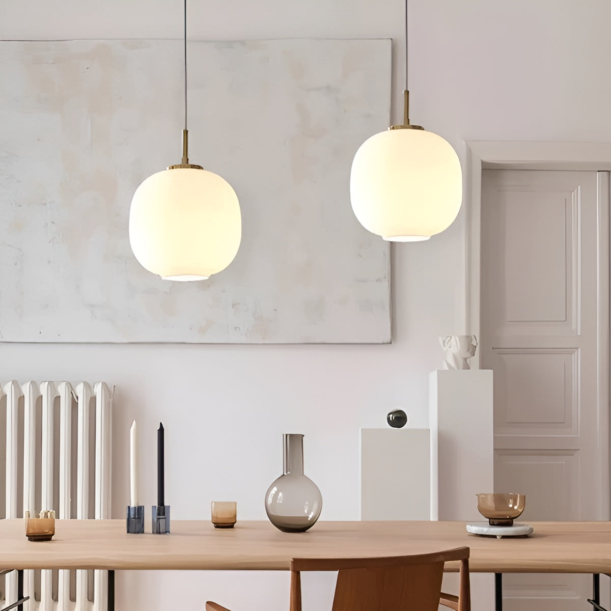 AuroraGlobe Light - Nordische Glas-Kugel LED Pendelleuchten