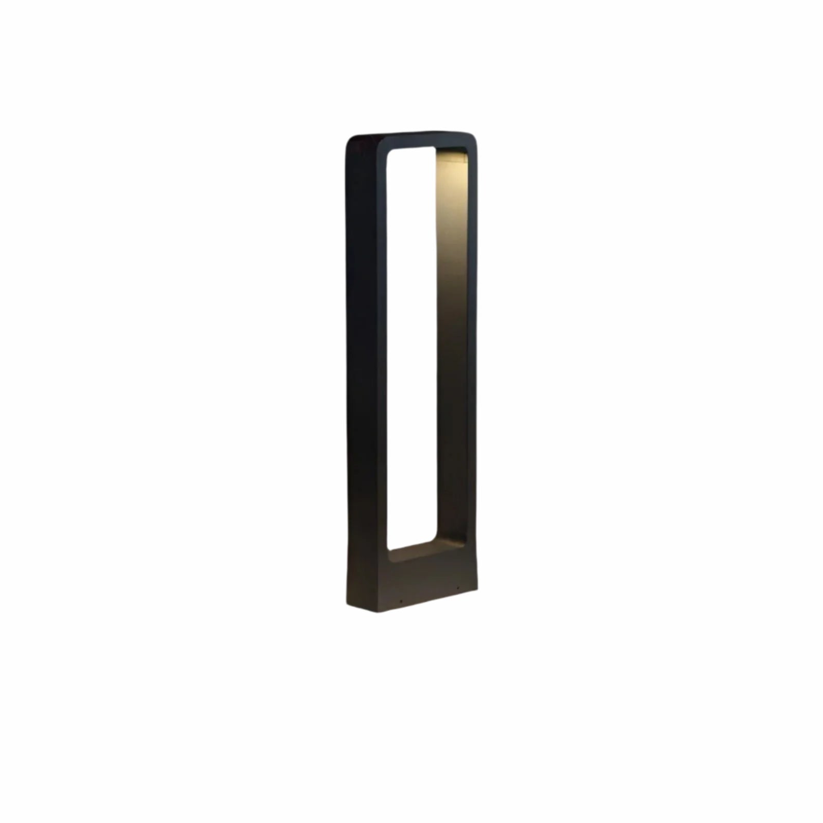 Moderne LED-Pollerleuchte aus Aluminium – Wetterfeste Gartenbeleuchtung in Schwarz oder Grau | Für Terrassen Wege