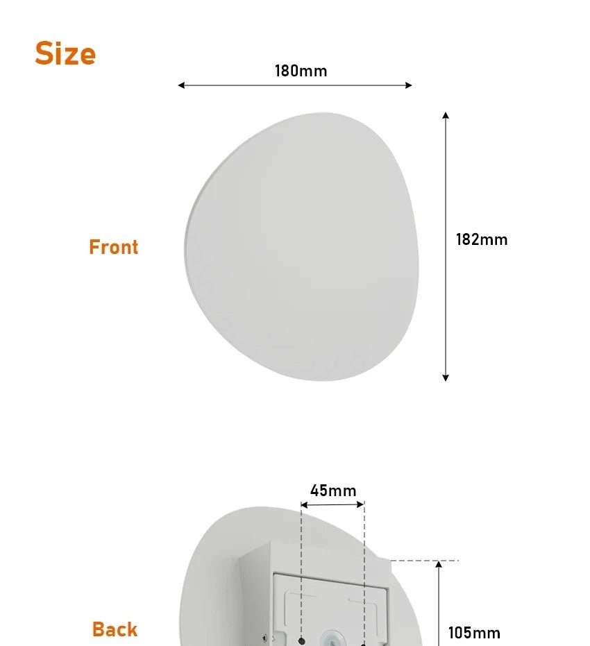 Moderne LED-Wandleuchte aus Metall – minimalistisches Design - Wandleuchten