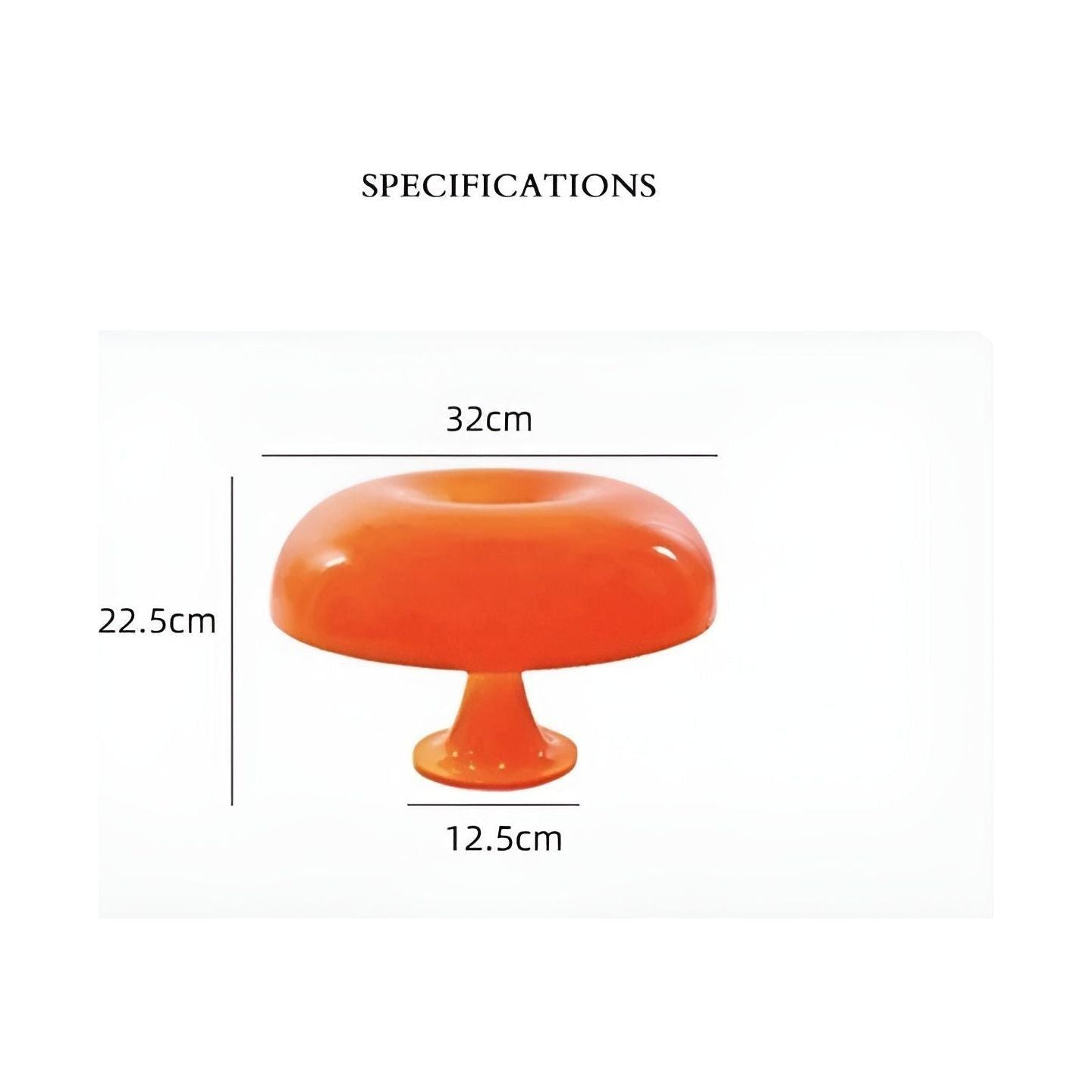 BauhausMushroom Lamp - Moderne Pilz Tischlampe Elegare
