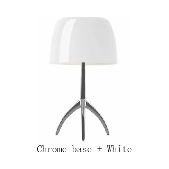 Nordische Eleganz Charming Light for the Modern Home - Chrom und Weiß / 20x35cm - Lampe