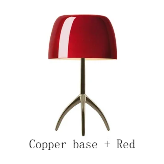 Nordische Eleganz Charming Light for the Modern Home - Kupfer und Rot / 20x35cm - Lampe