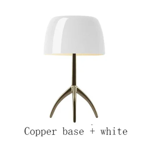 Nordische Eleganz Charming Light for the Modern Home - Kupfer und Weiß / 20x35cm - Lampe