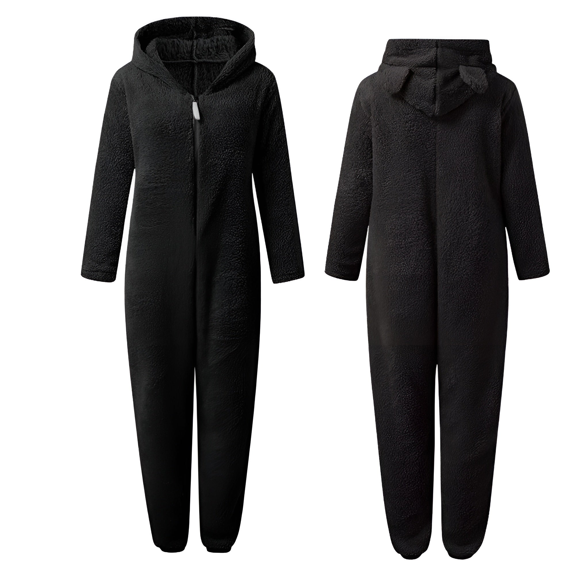HugCloud Onesie – Weicher Fleece-Kapuzen-Einteiler