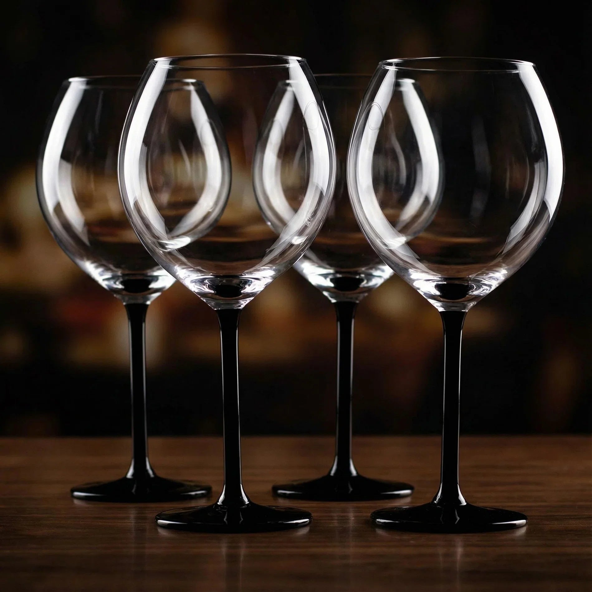Onyx Weingläser 4er Set – Elegante Trinkgläser für Rotwein & Weißwein - Weinglas