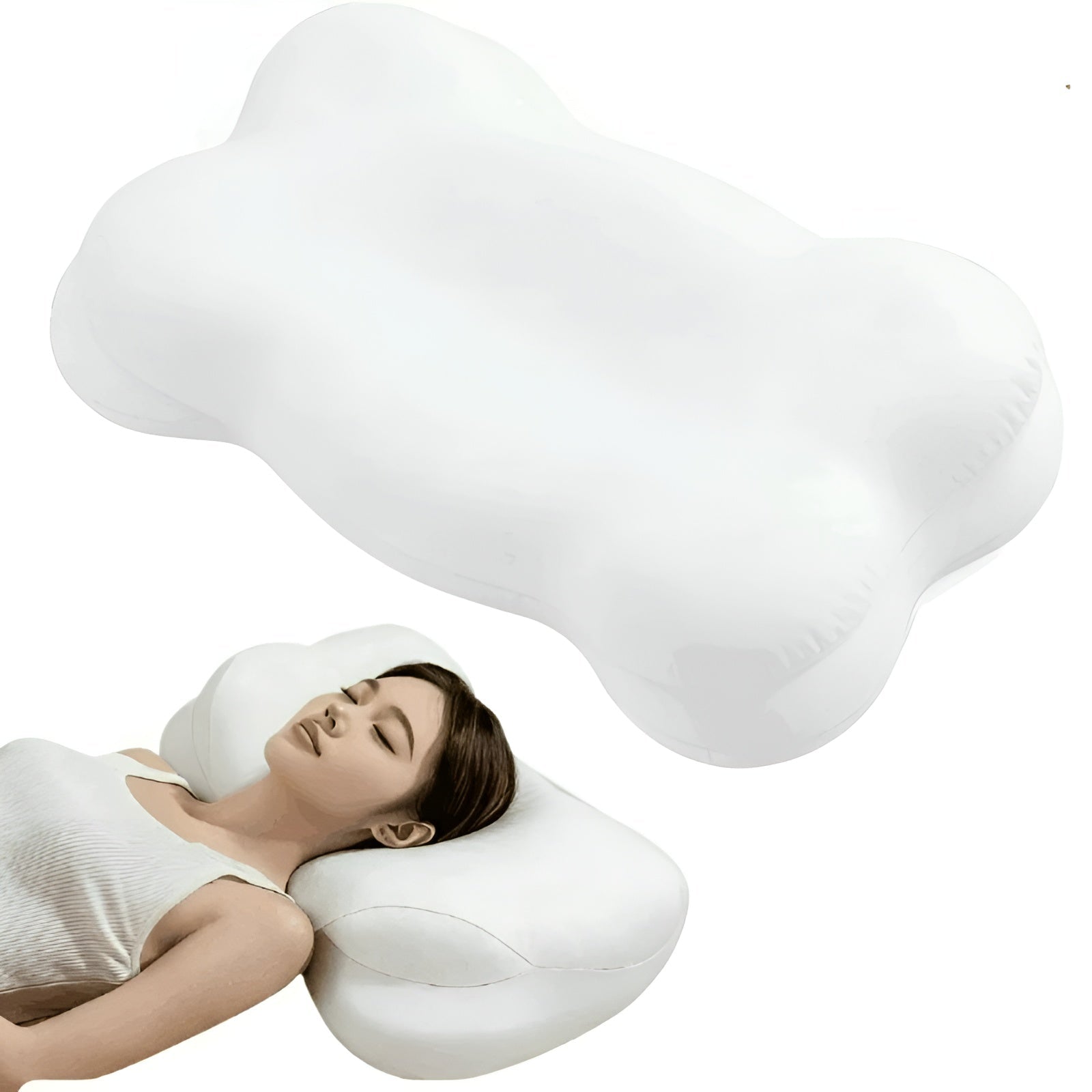 Orthopädisches Nackenstützkissen – Ergonomisch und Druckentlastend | Memory-Schaum für Nacken und Schultern - Kissen