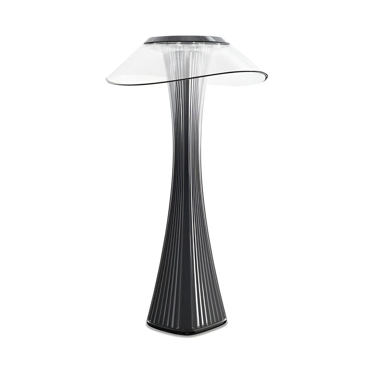 Gior Tischlampe - Wiederaufladbar Italienisch Kristall Nachttischlampe mit Smart Touch - Tischlampe