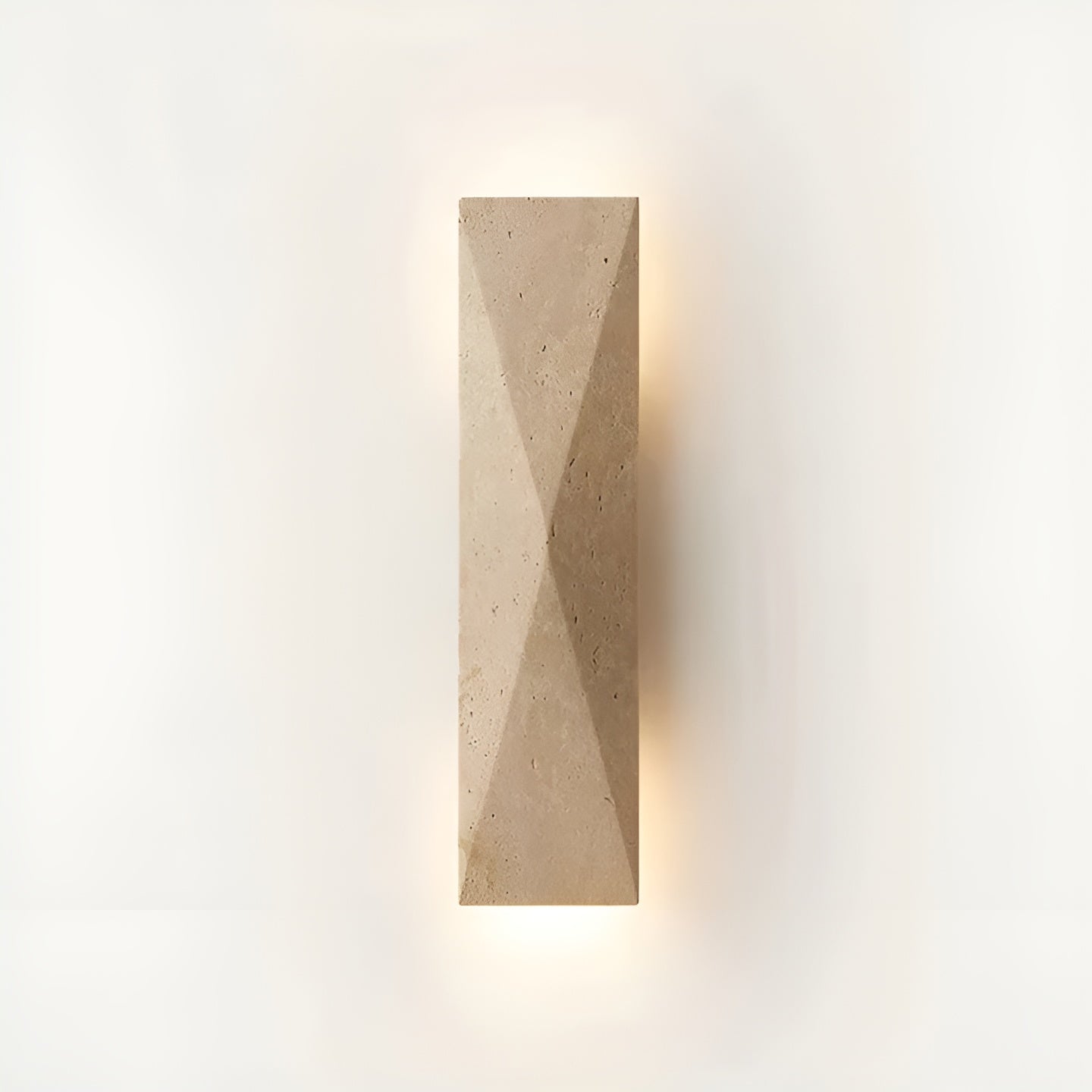 Wandlampe aus Travertin – Elegante Natursteinleuchte für Wohnzimmer oder Flur
