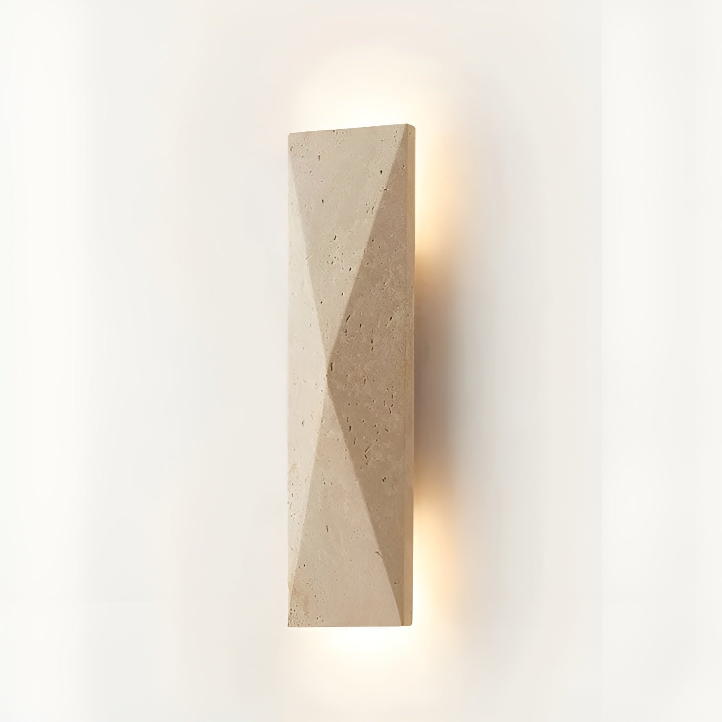 Wandlampe aus Travertin – Elegante Natursteinleuchte für Wohnzimmer oder Flur