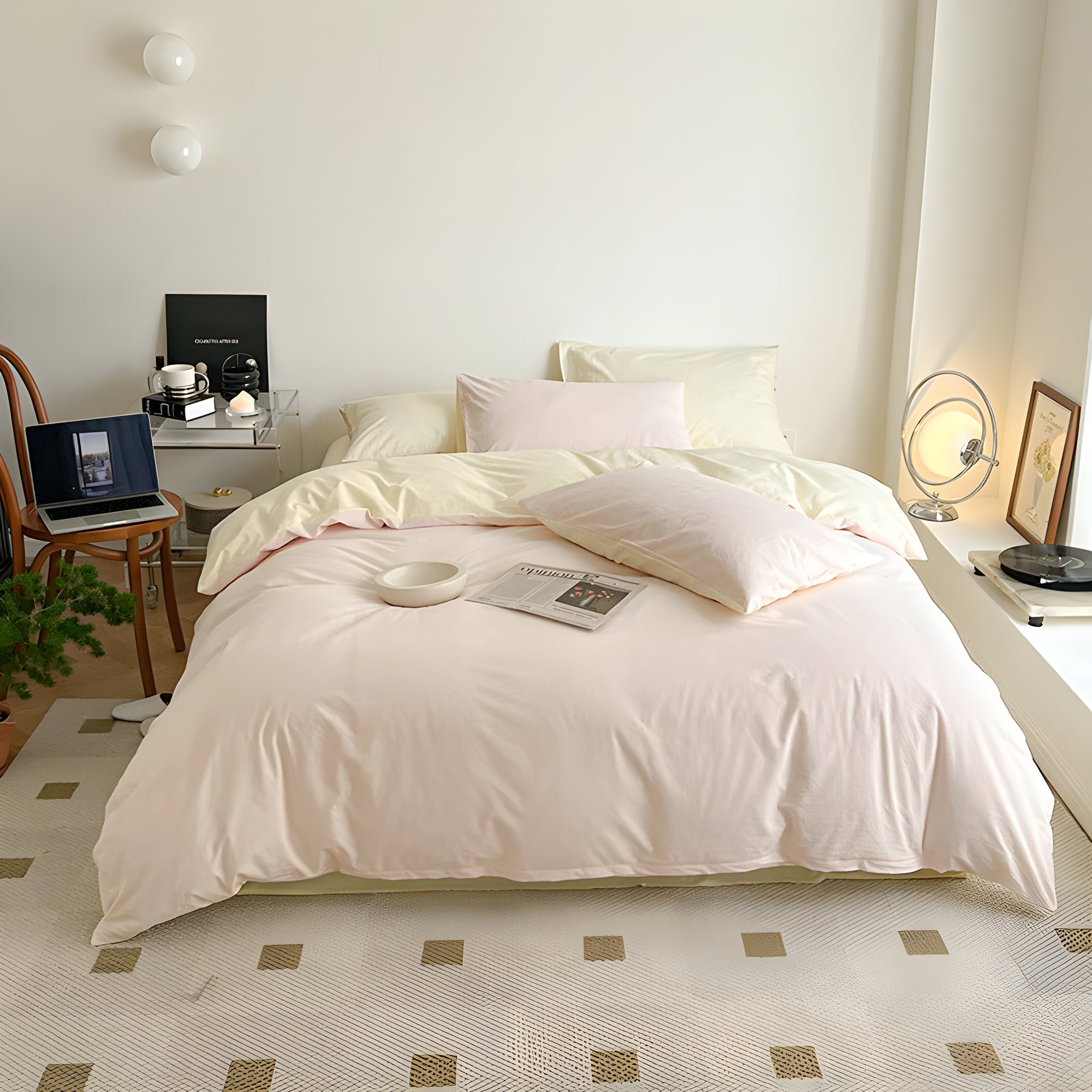 SunriseDream Set - Weich Duo Farbig Bettwaren-Set