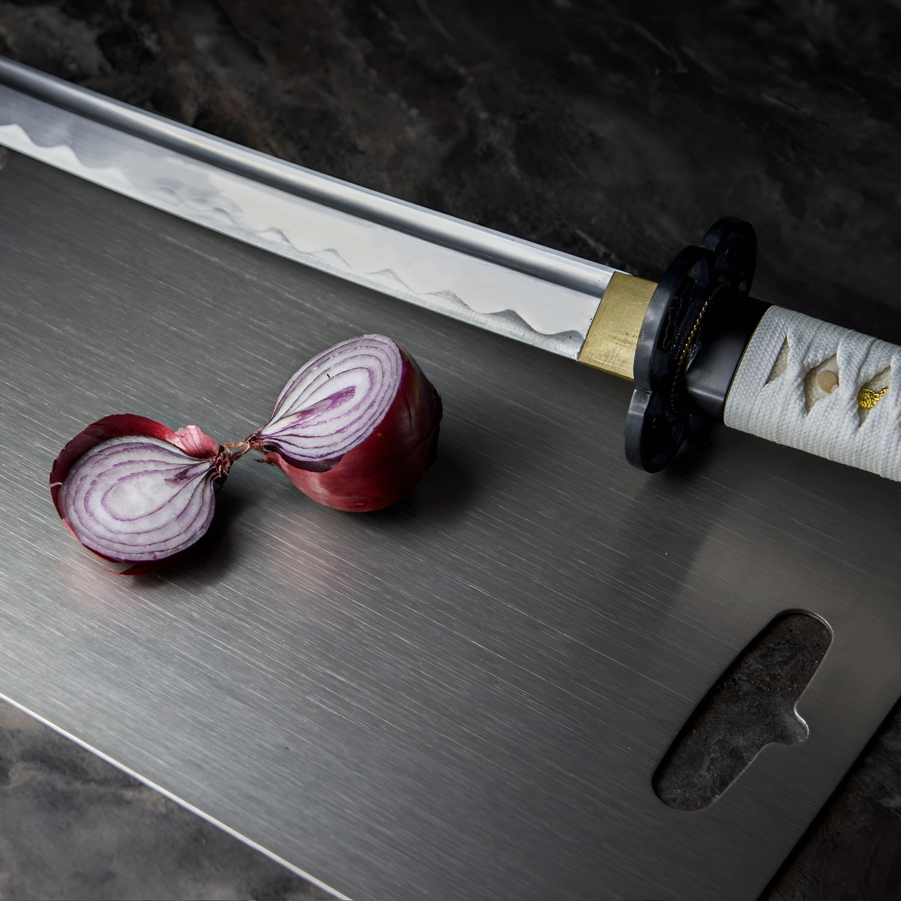 Premium Titan-Schneidebrett – Extrem Widerstandsfähig und Hygienisch | Perfekt zum Schneiden von Fleisch Gemüse