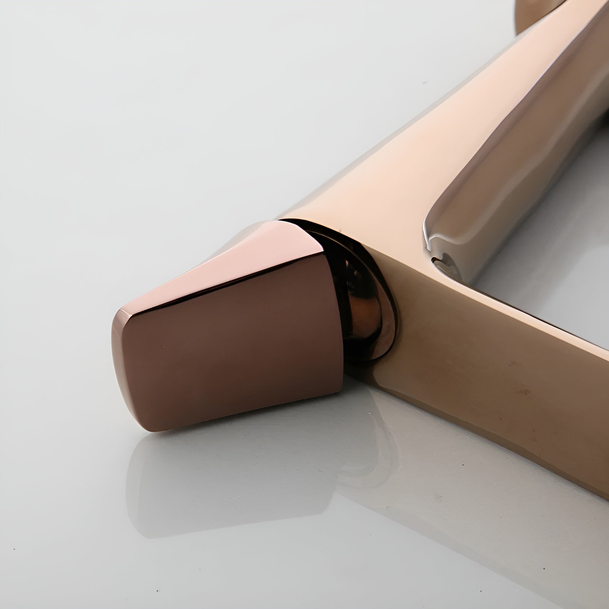 Roségoldene Waschtischarmatur – Stilvoll und Hochwertig | Einhebelmischer aus Messing für modernes Bad - Wohnzubehör