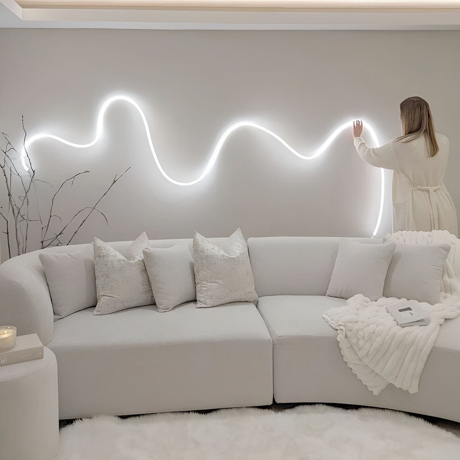 Neon LED Streifen – Flexibel und Dekorativ | Perfekt für Wohnzimmer und Schlafzimmer