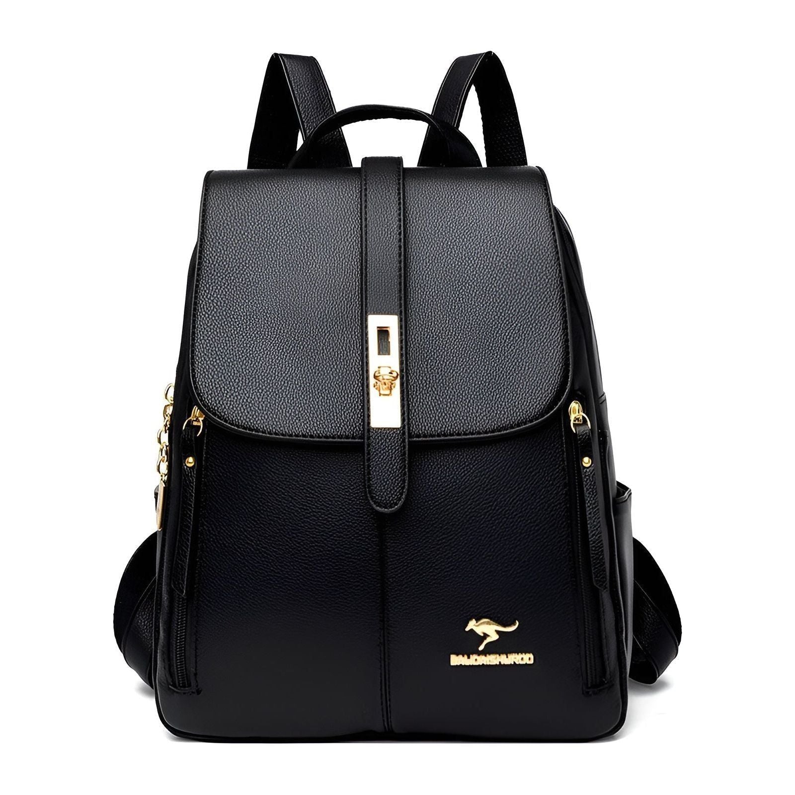 Rucksack Damen – Hochwertig und Luxuriös | Perfekt für Alltag und Büro - Schwarz - Rucksack