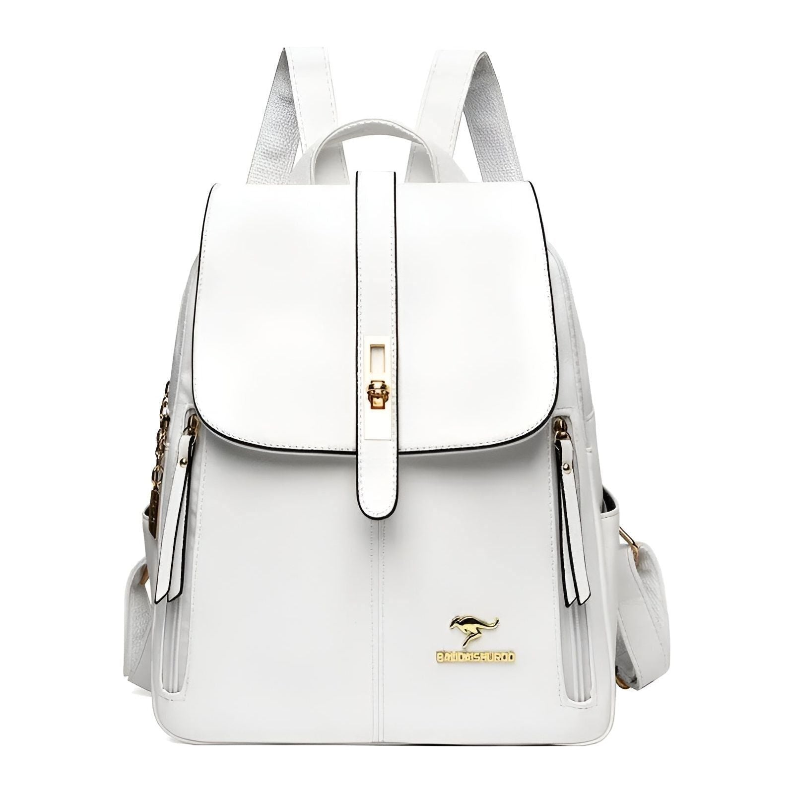 Rucksack Damen – Hochwertig und Luxuriös | Perfekt für Alltag und Büro - Weiß - Rucksack