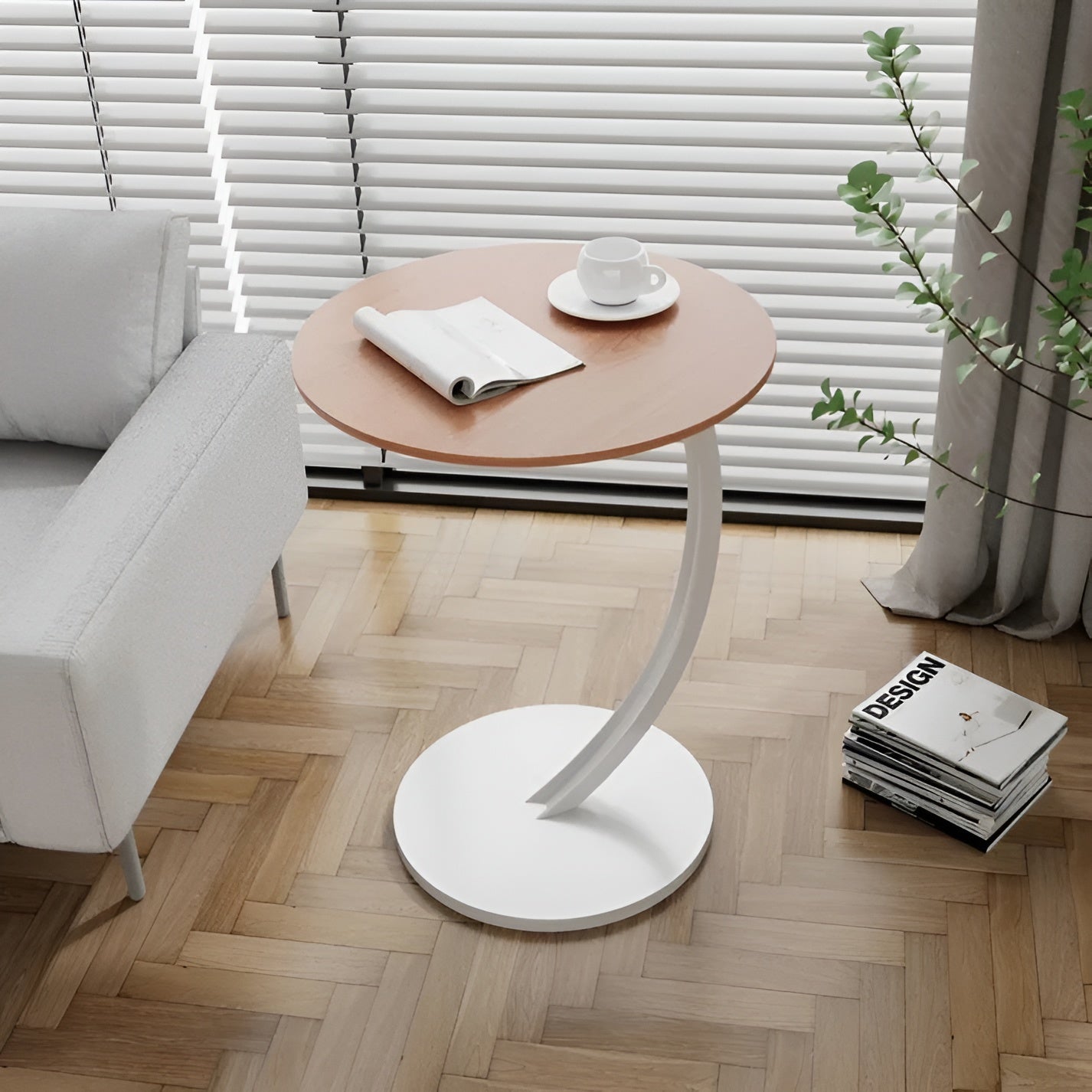 Runder Beistelltisch – Modern & Dekorativ | Für Wohnzimmer & Schlafzimmer - D - Wohnzubehör
