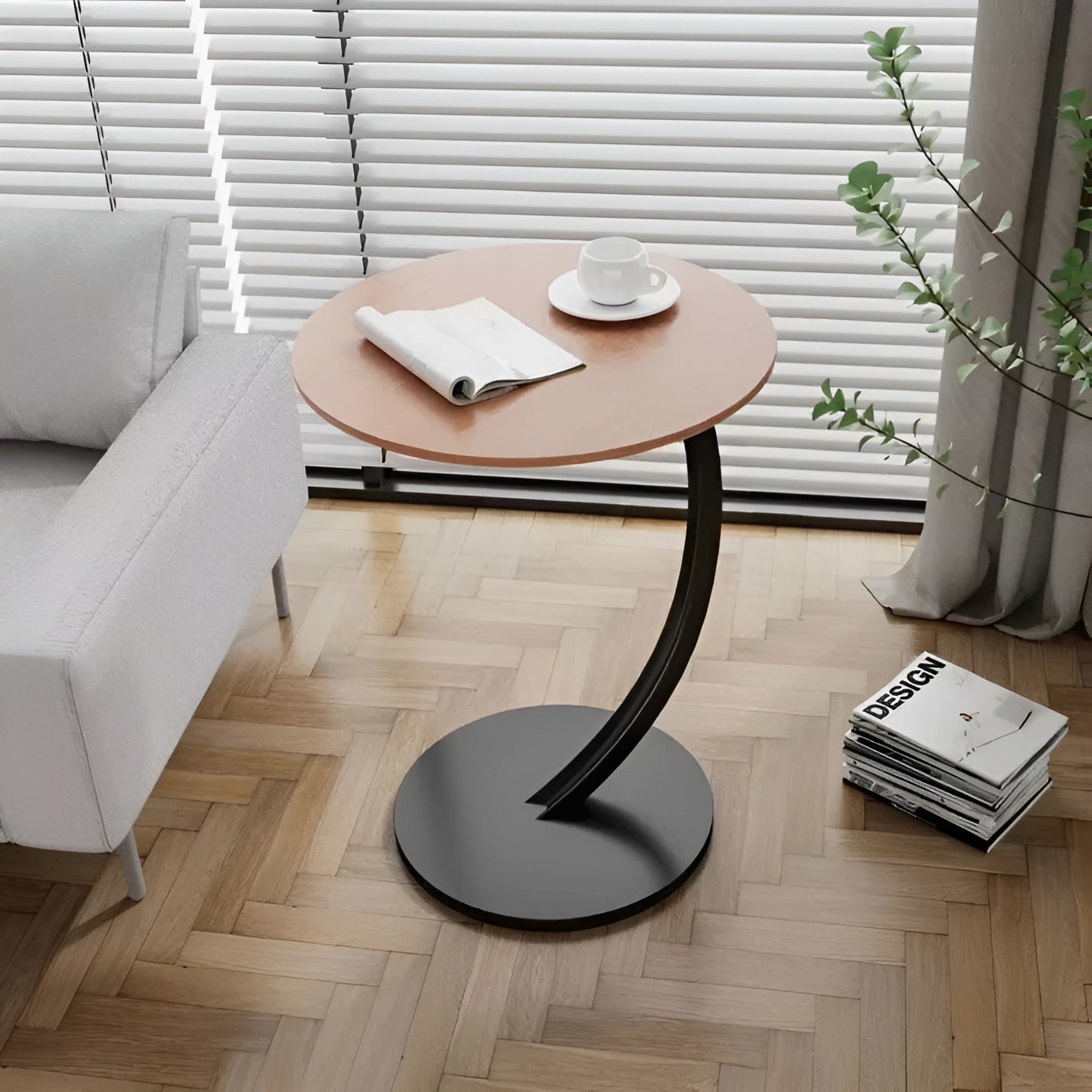 Runder Beistelltisch – Modern & Dekorativ | Für Wohnzimmer & Schlafzimmer - A - Wohnzubehör