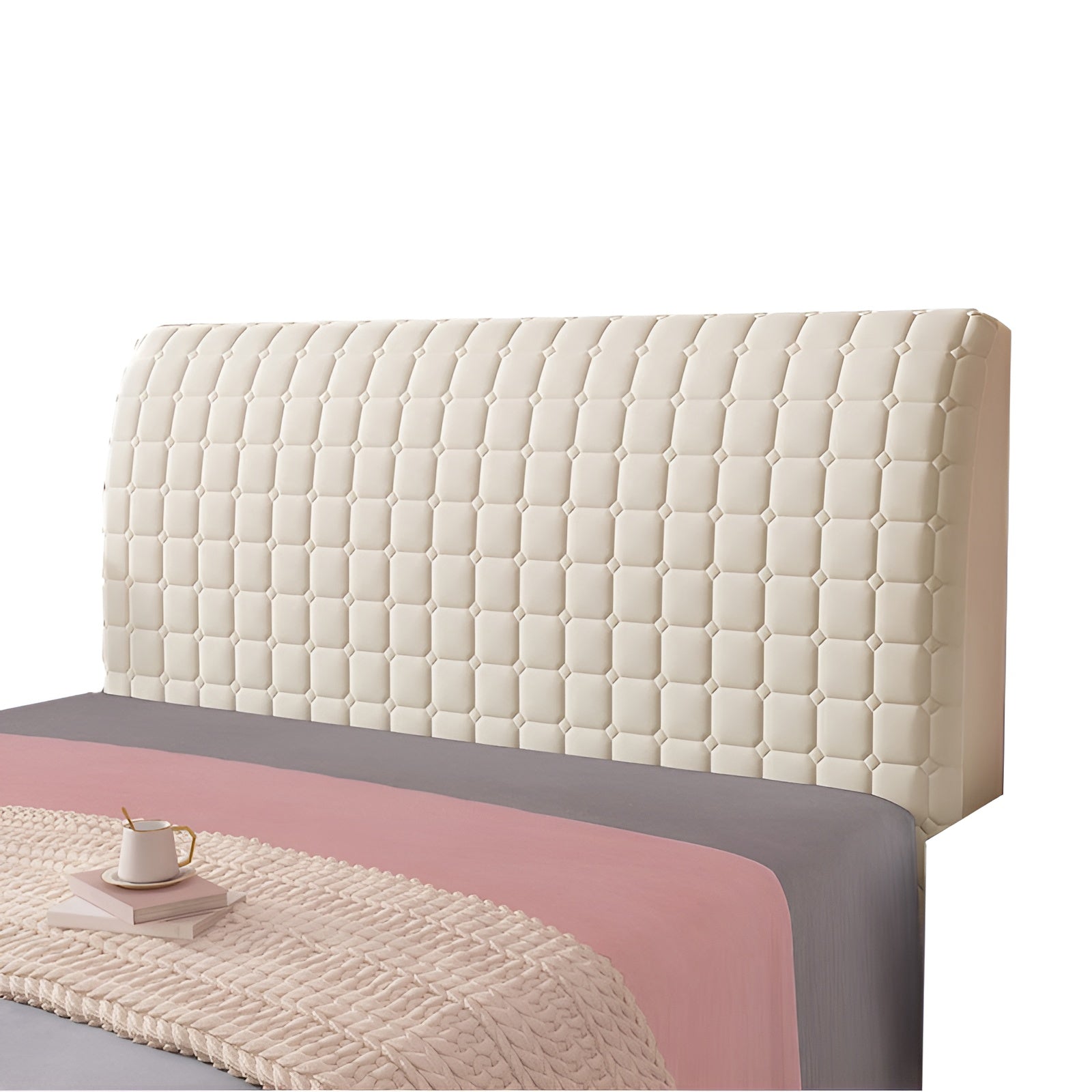 Gepolsterter Kopfteil-Bezug – Gesteppt und Extra Dick | Schützend & Komfortabel für Betten