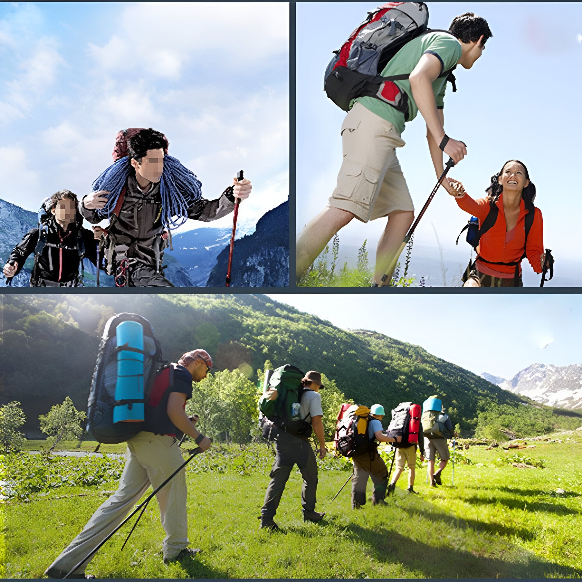TrailXpert - Multifunktionaler Faltbarer Wanderstock