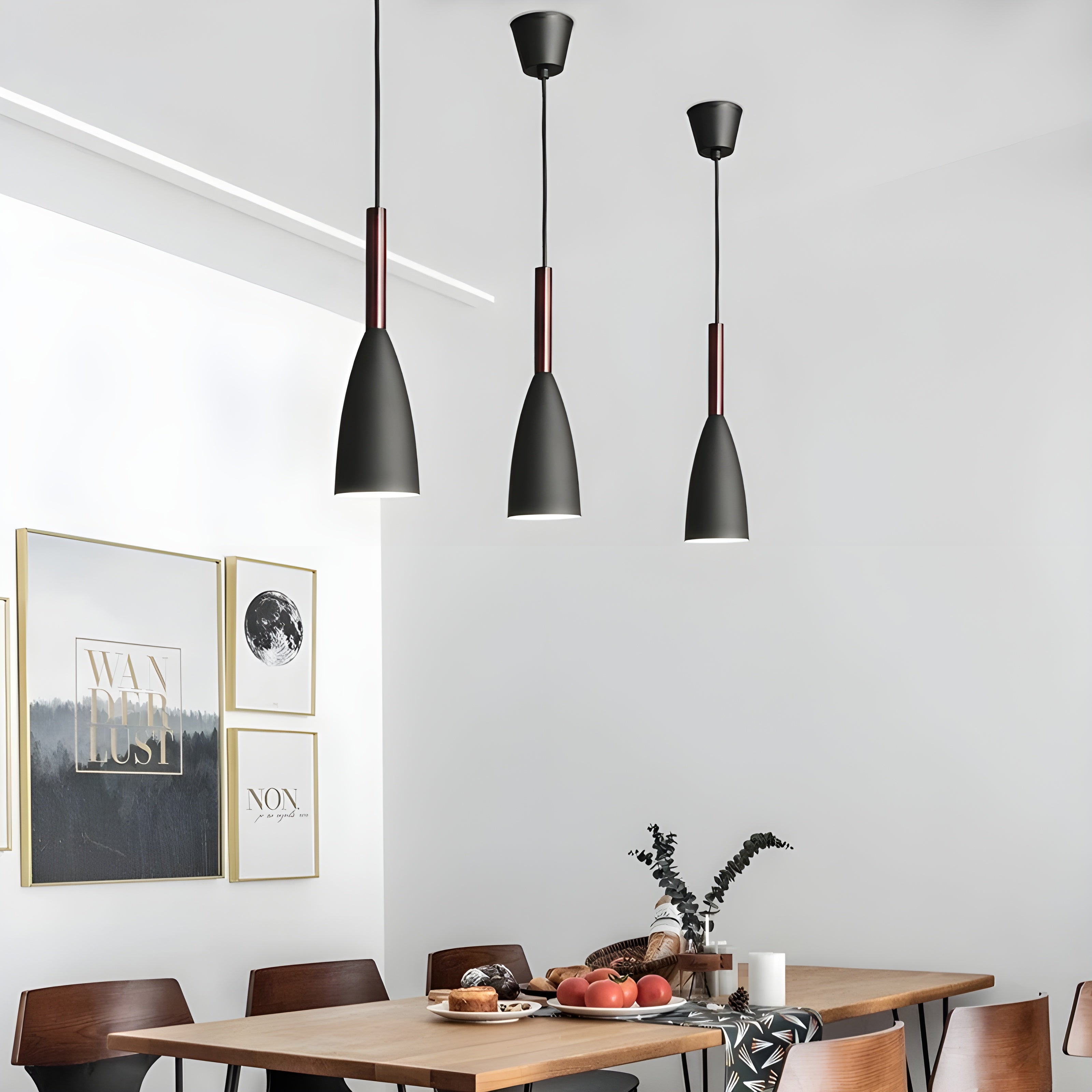 Pendelleuchte im Skandi-Design – Höhenverstellbar & Modern | Perfekt für Küche & Schlafzimmer