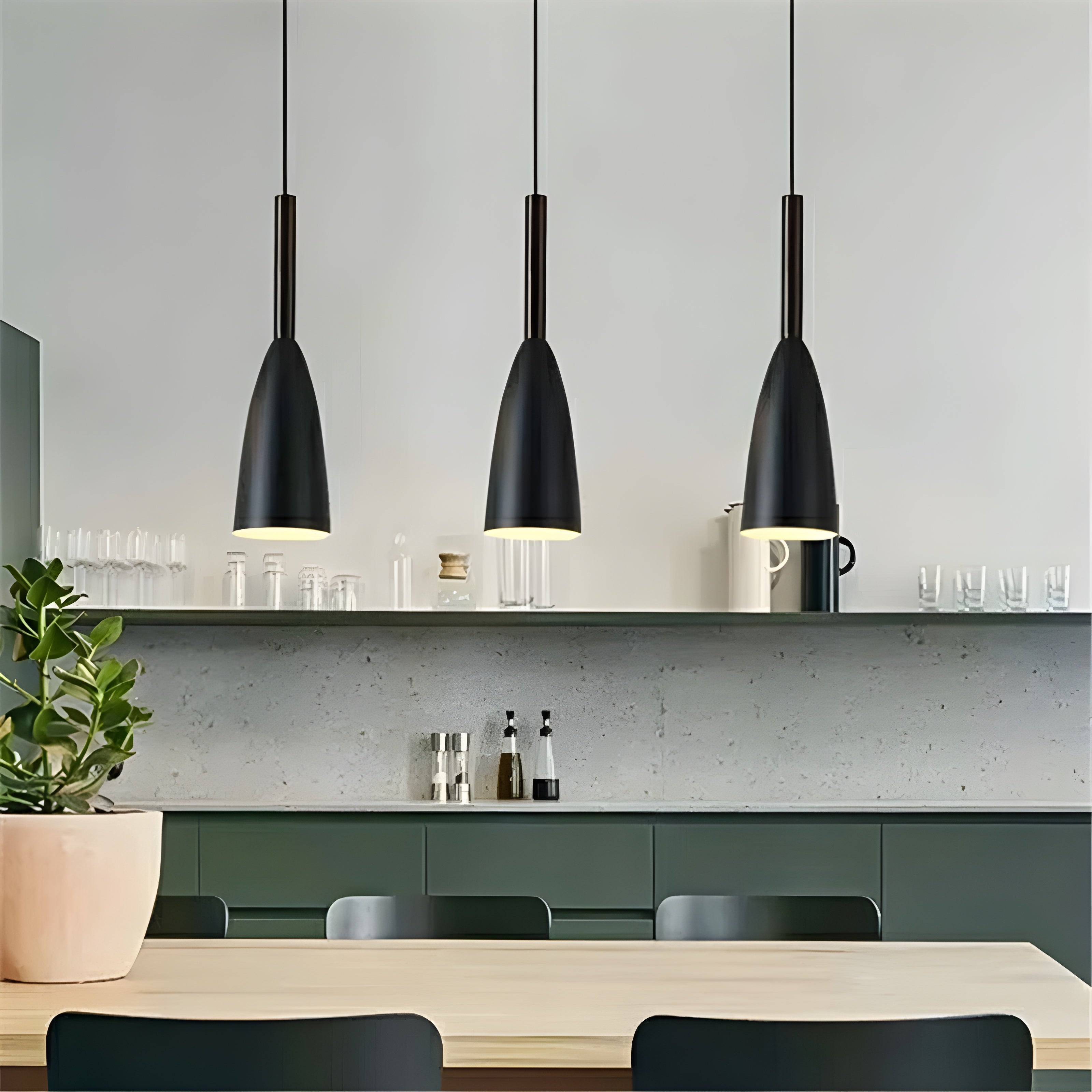 Pendelleuchte im Skandi-Design – Höhenverstellbar & Modern | Perfekt für Küche & Schlafzimmer