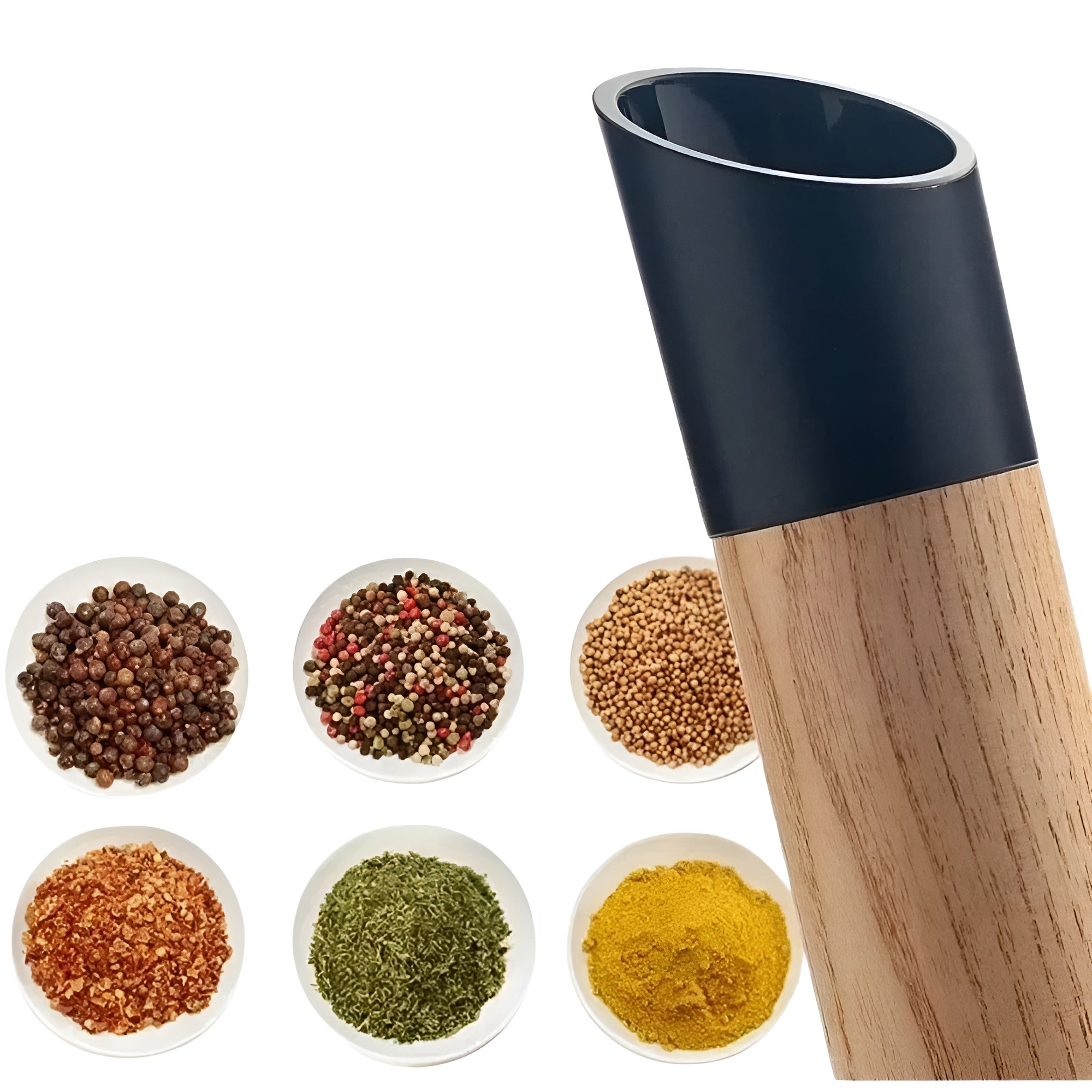 Salz- und Pfeffermühlen-Set – Verstellbares Mahlwerk | Stilvoll für jede Küche - Salz- & Pfeffermühle