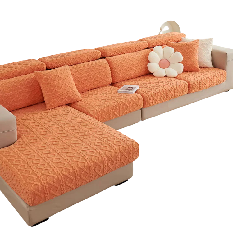 Samt-Sofabezug mit Diamantmuster – Weich & Luxuriös | Perfekte Passform für Jede Couch - Sofabezug