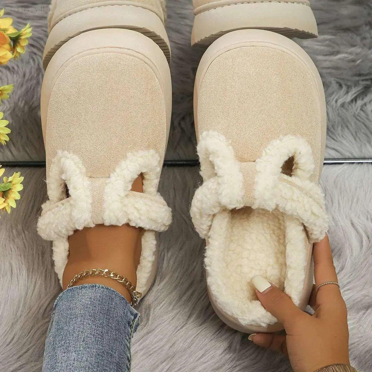 Sandi - Warme flauschige Hausschuhe - Nai you / 36-37 - Damenschuhe