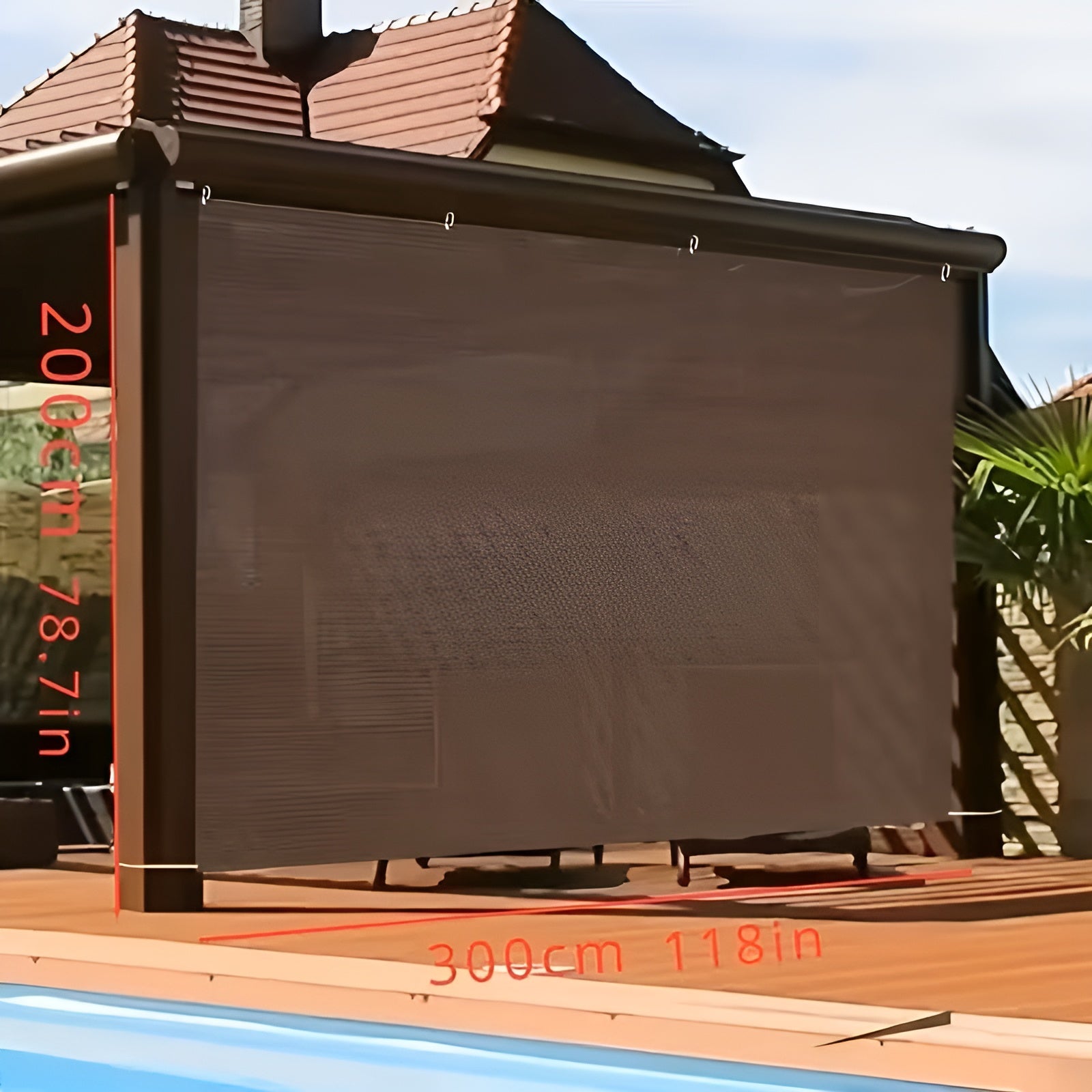 Schattennetz mit UV-Schutz – Strapazierfähiges Sonnensegel für Garten Reisen & Outdoor-Aktivitäten - Sonnenschirm