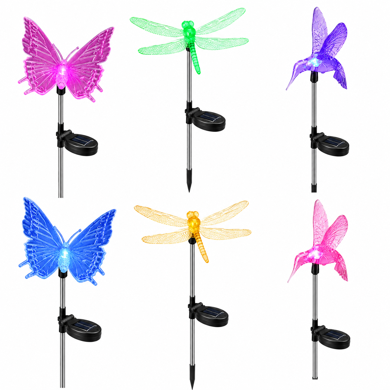 Schmetterlings-Solarleuchte – Zauberhafte Beleuchtung für Ihren Garten - Lampe
