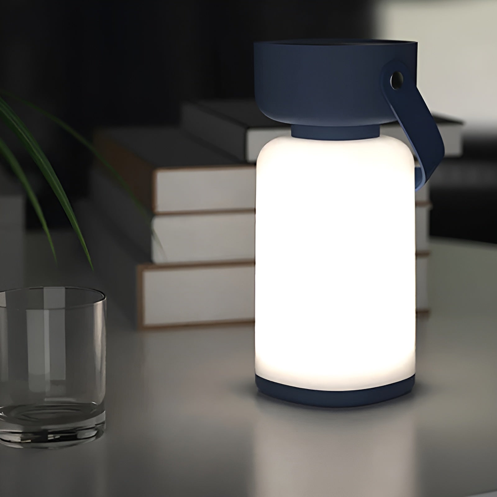 Wasserdichte LED-Tischlampe – Tragbar mit Modernem Zylinderdesign