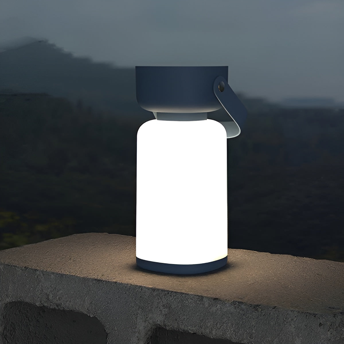 Wasserdichte LED-Tischlampe – Tragbar mit Modernem Zylinderdesign
