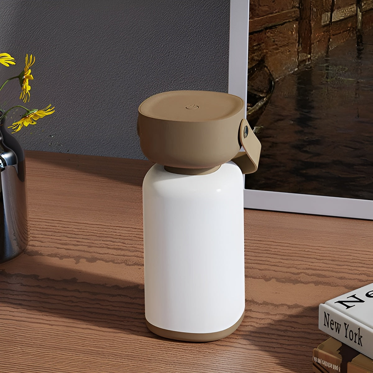 Wasserdichte LED-Tischlampe – Tragbar mit Modernem Zylinderdesign