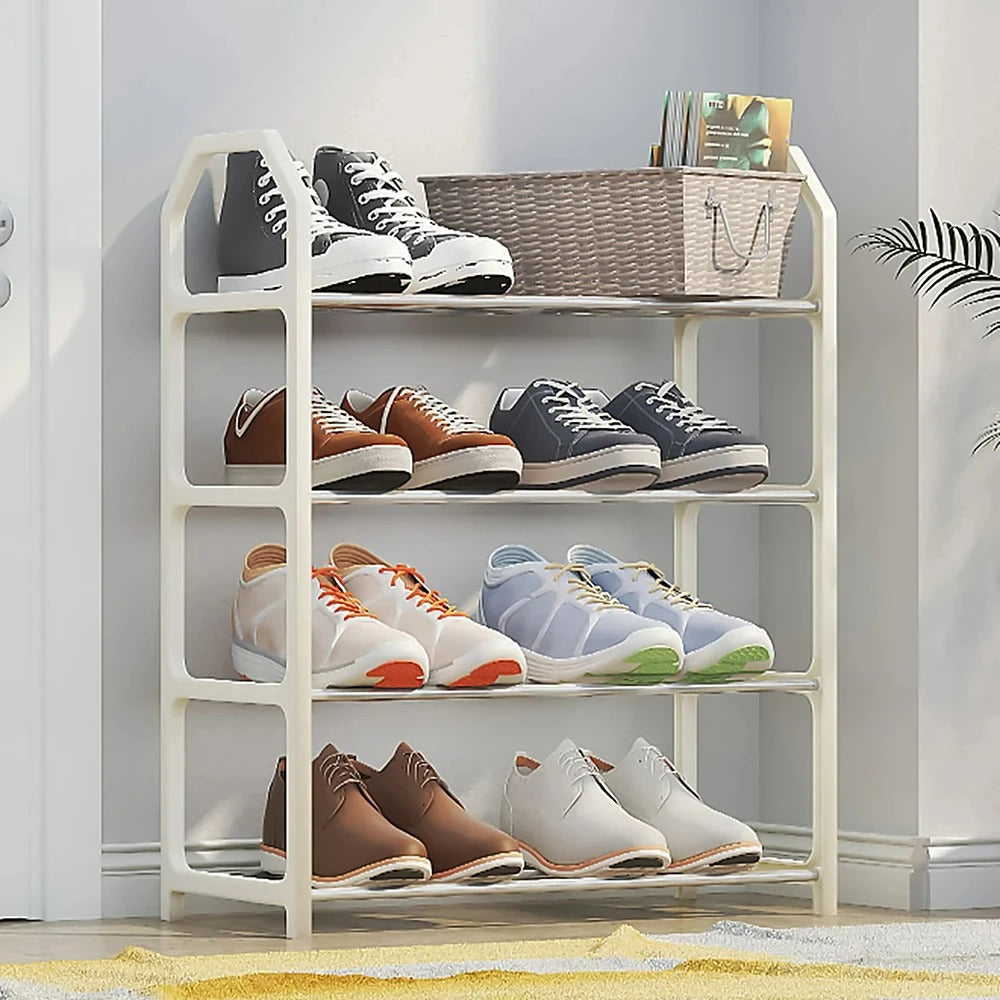 ShoeHaven Rack – Multifunktionaler 4-stufiger Schuh-Organizer - Wohnzubehör