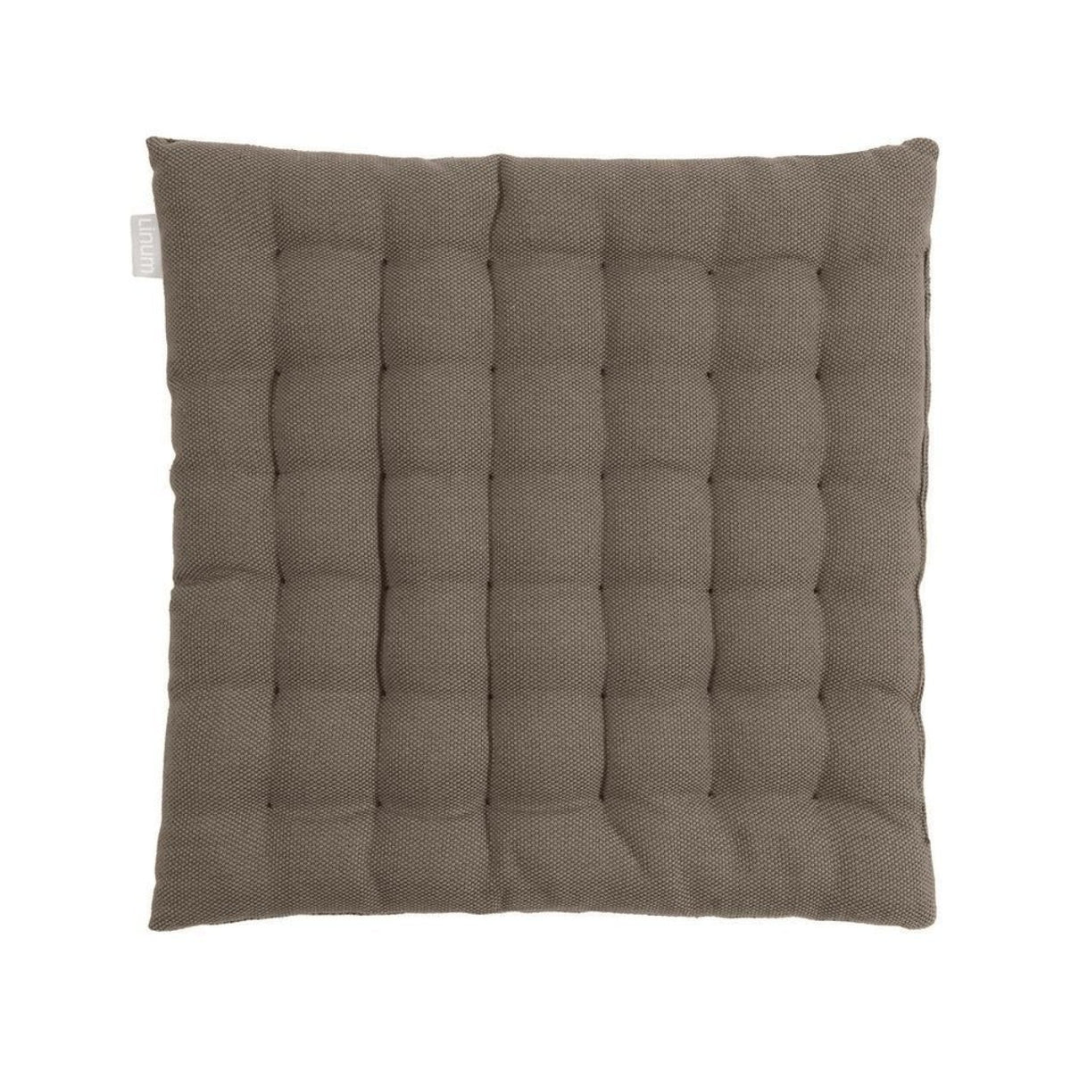 Sitzkissen aus Baumwolle gesteppt – 40x40 cm - Braun / 40x40 cm - Sitzkissen
